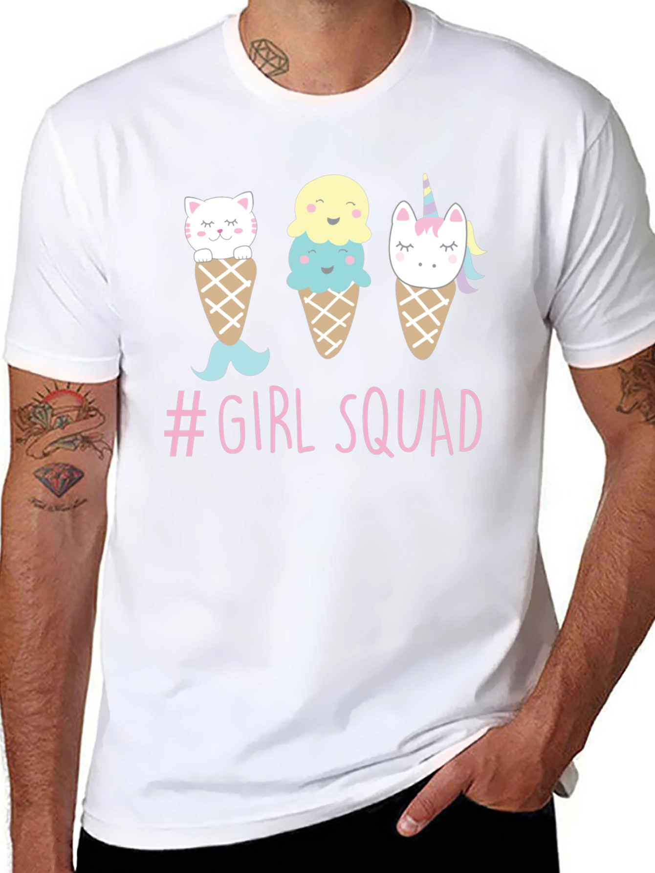 Girl Squad Cute Cartoon Tee
