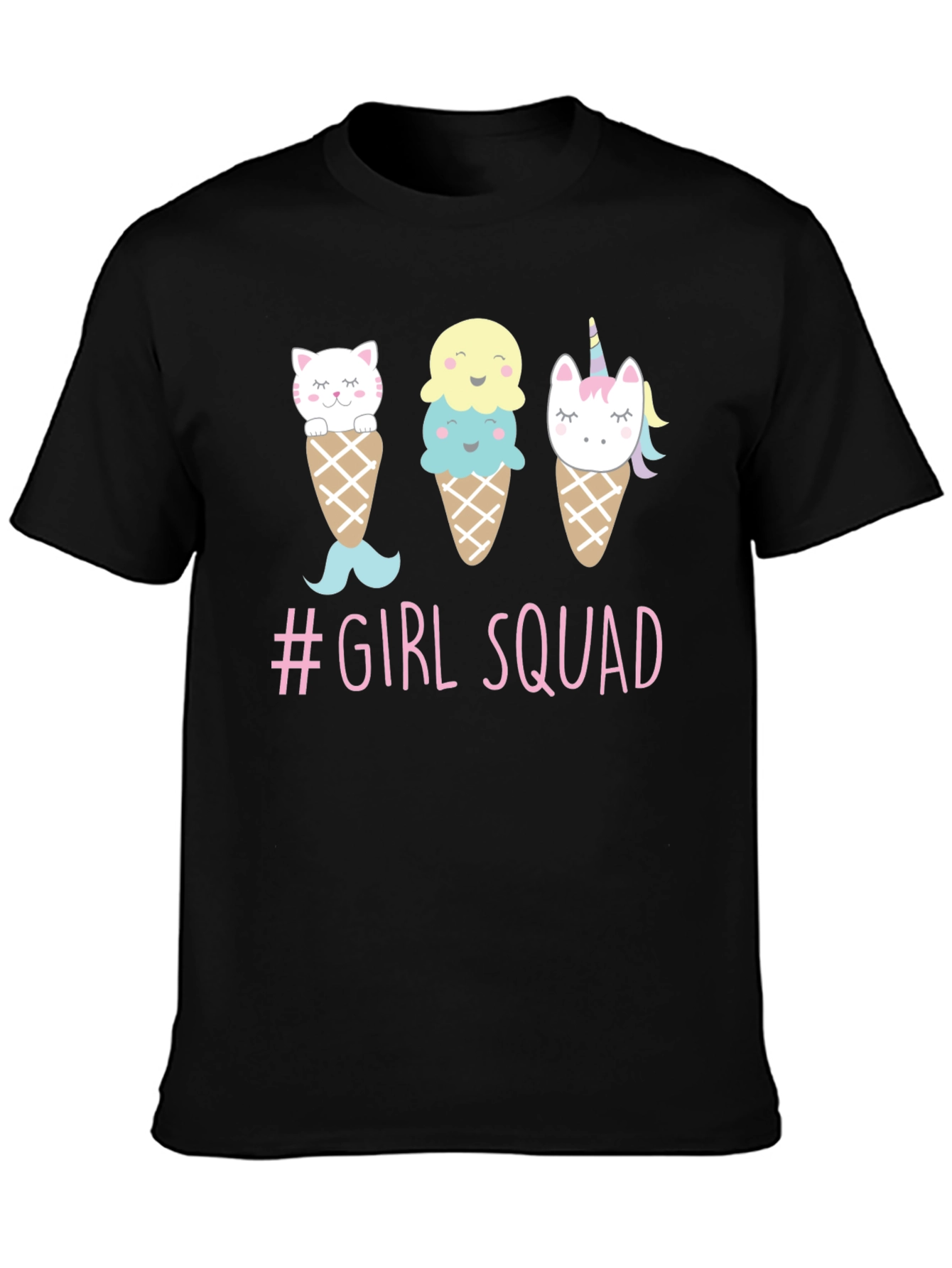 Girl Squad Cute Cartoon Tee