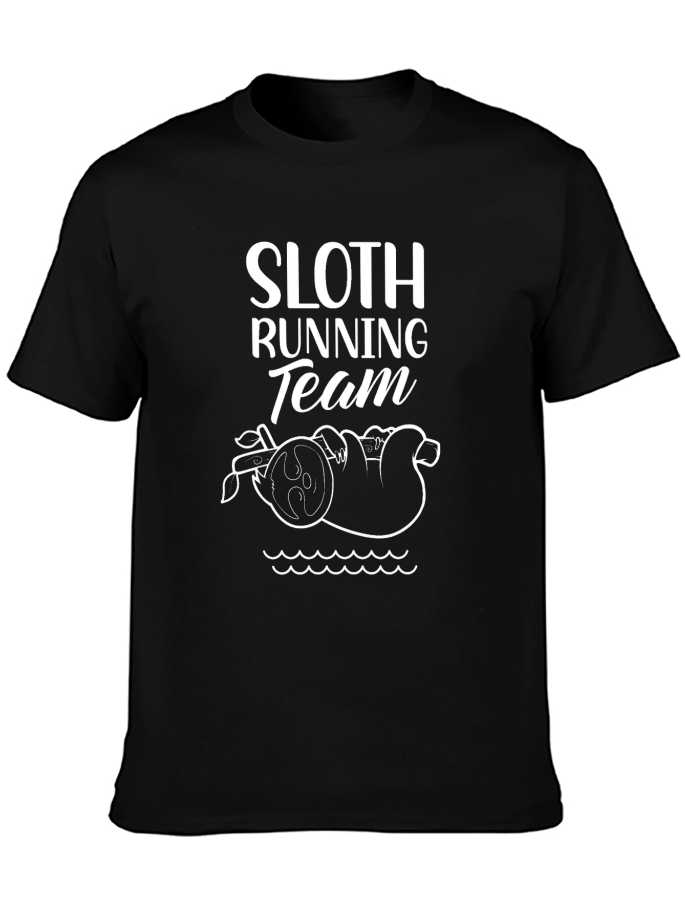 Sloth Running Team Graphic T-Shirt - Funny Animal Tee