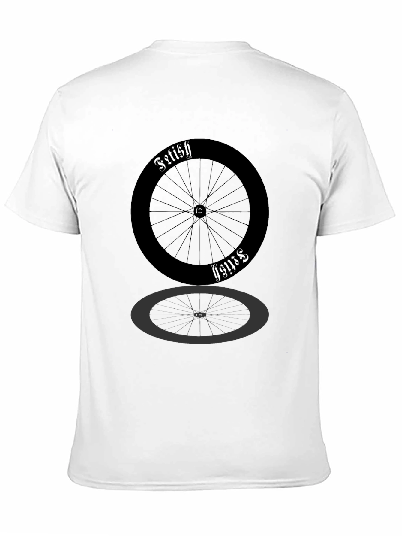 Fetish Cycle Wheel Black T-Shirt