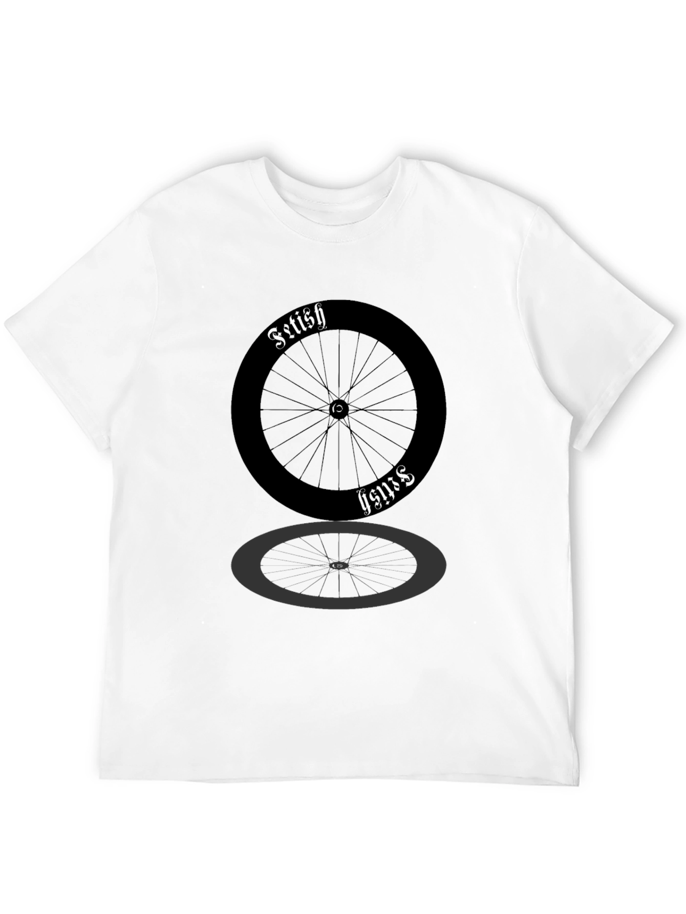 Fetish Cycle Wheel Black T-Shirt