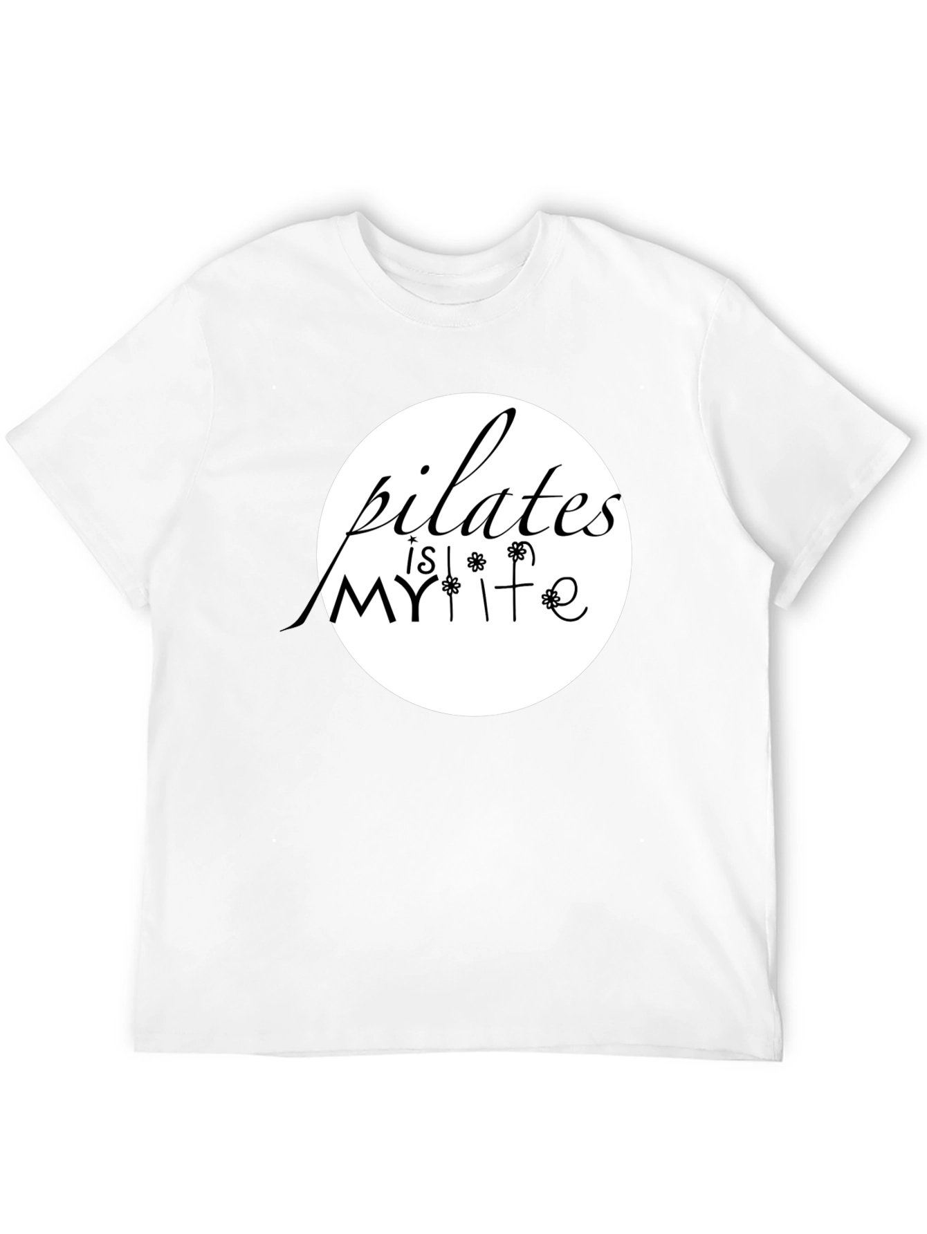 Pilates is My Life Graphic Tee - Black