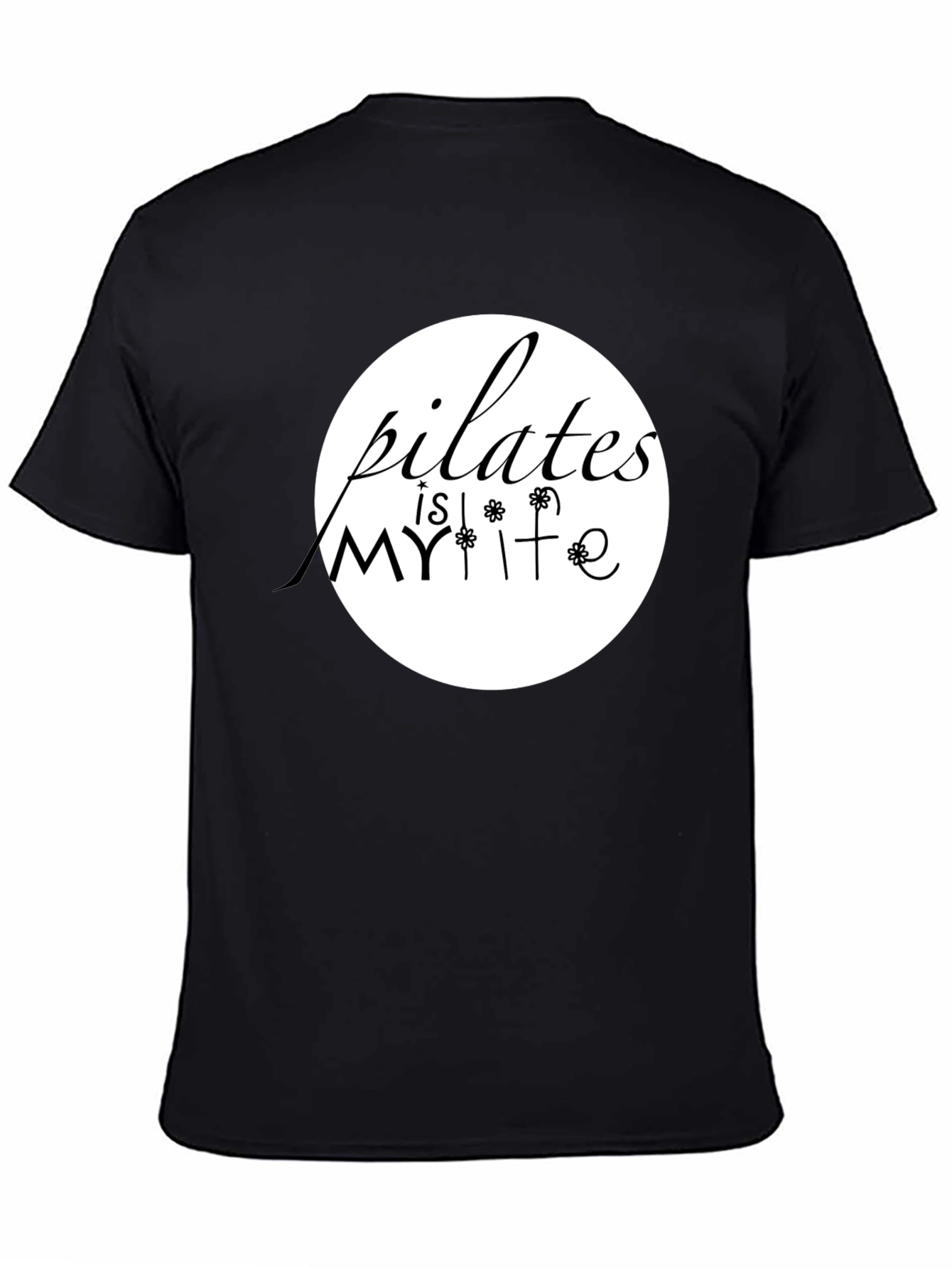 Pilates is My Life Graphic Tee - Black
