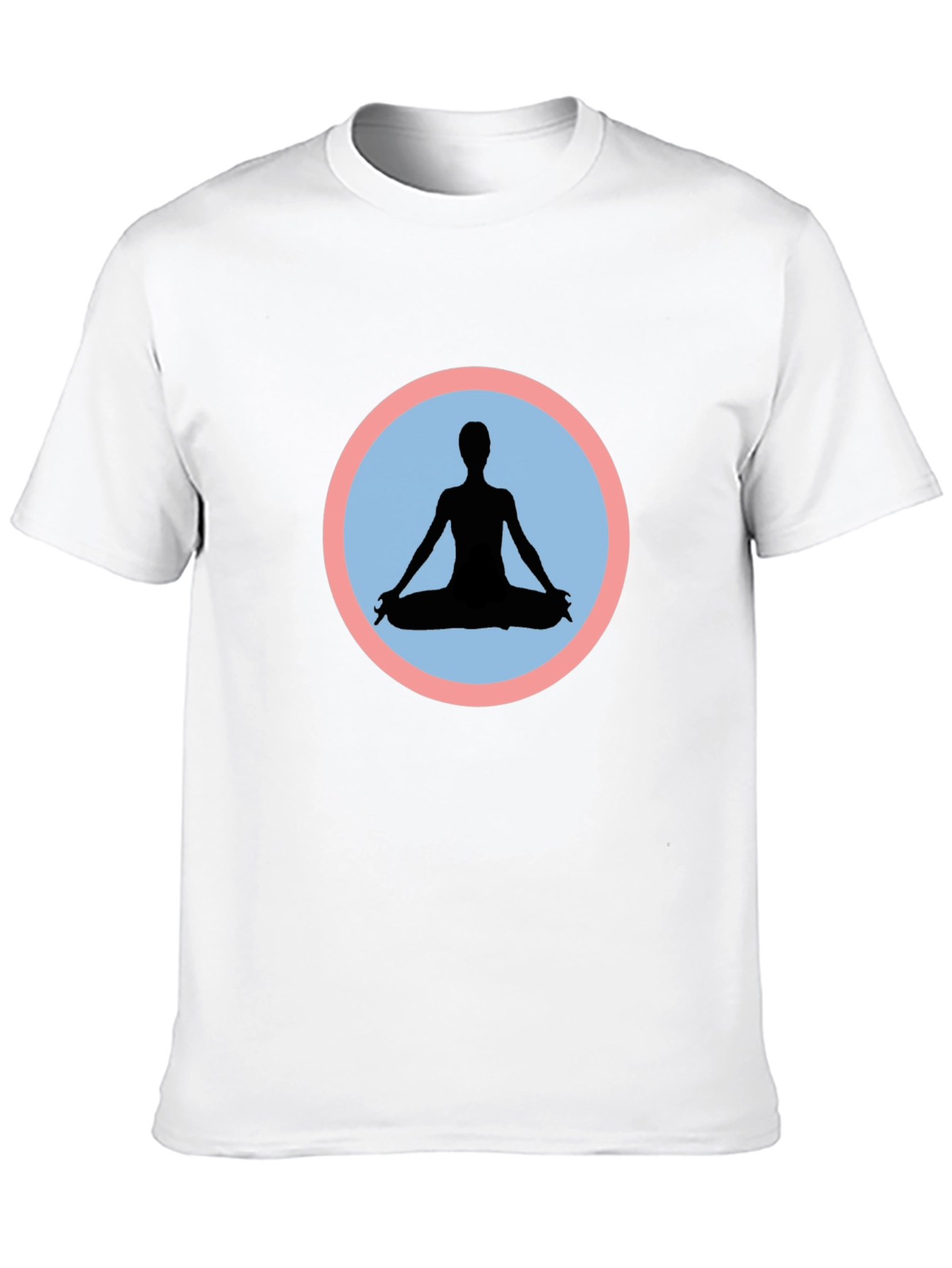 Yoga Pose Graphic Tee - Black