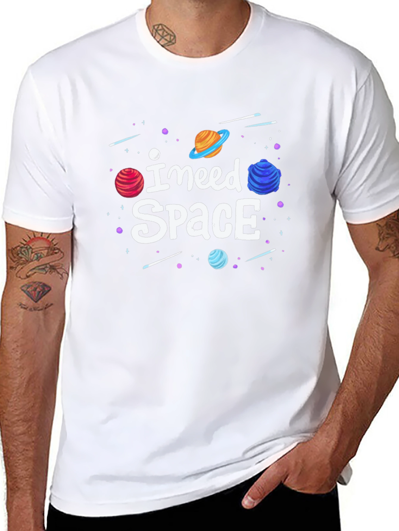 I Need Space Graphic T-Shirt