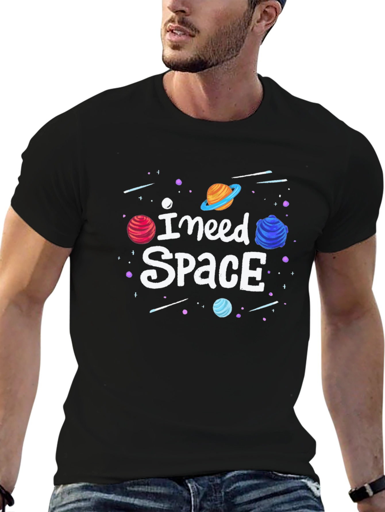 I Need Space Graphic T-Shirt