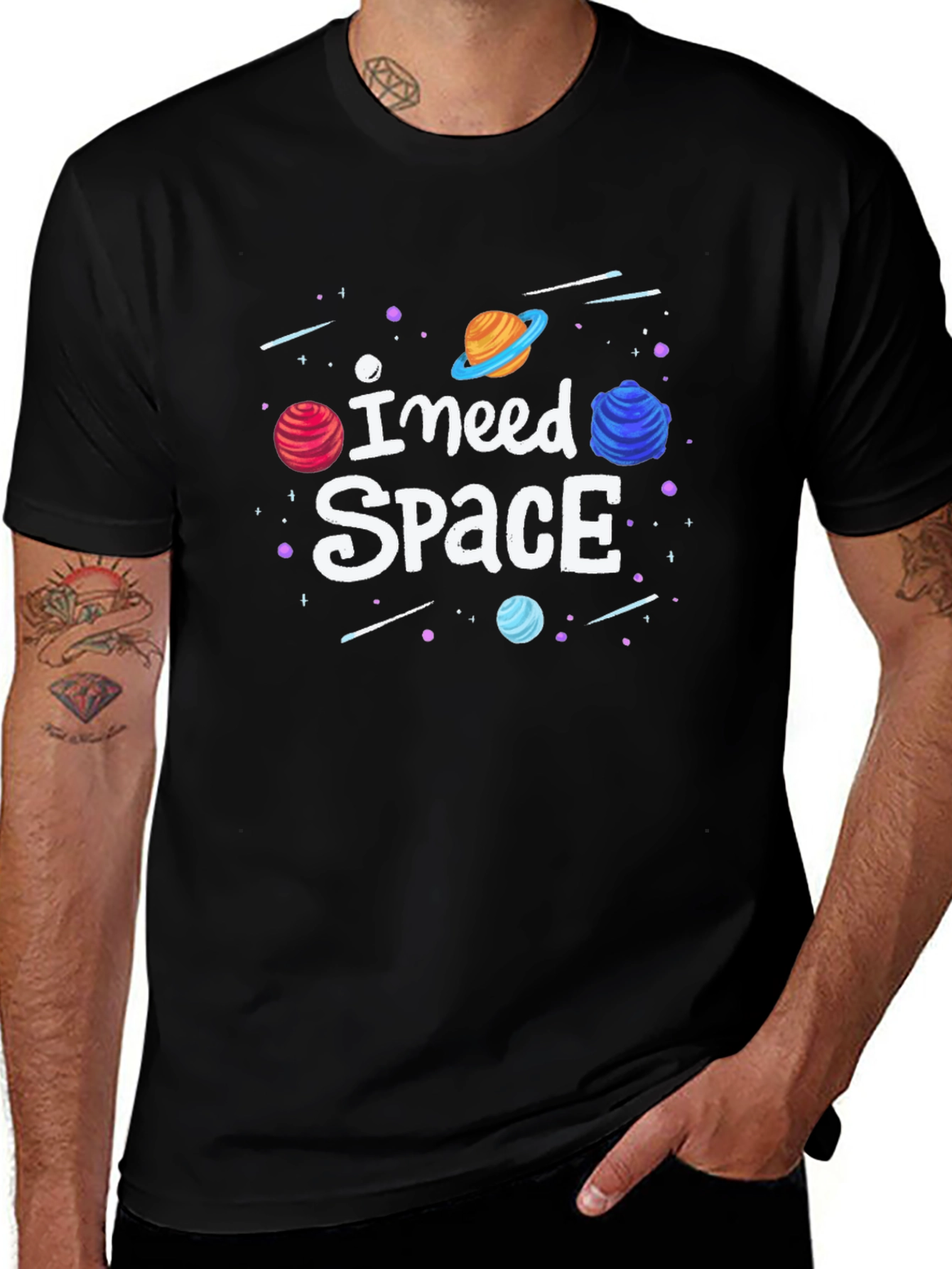 I Need Space Graphic T-Shirt