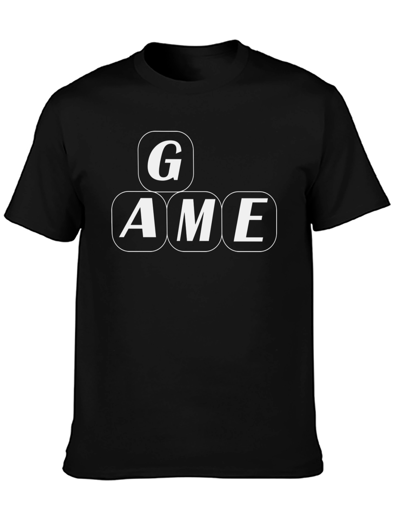 GAME T-Shirt - Black Cotton Tee