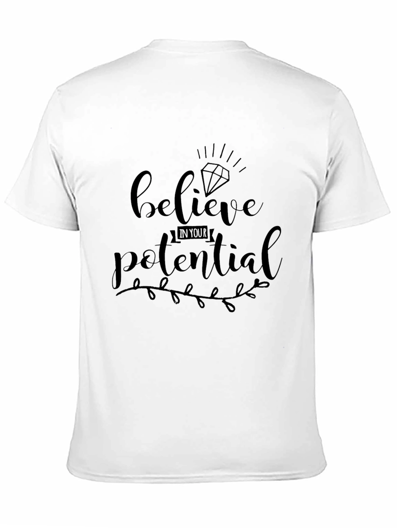Believe In Your Potential Black Tee