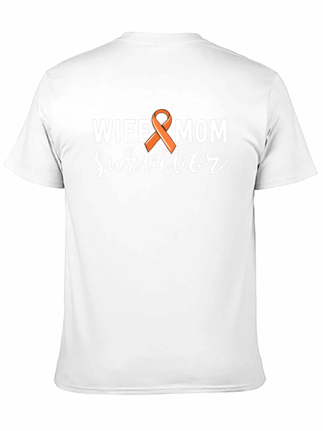 Wife Mom Survivor T-Shirt - Uterine Cancer Awareness