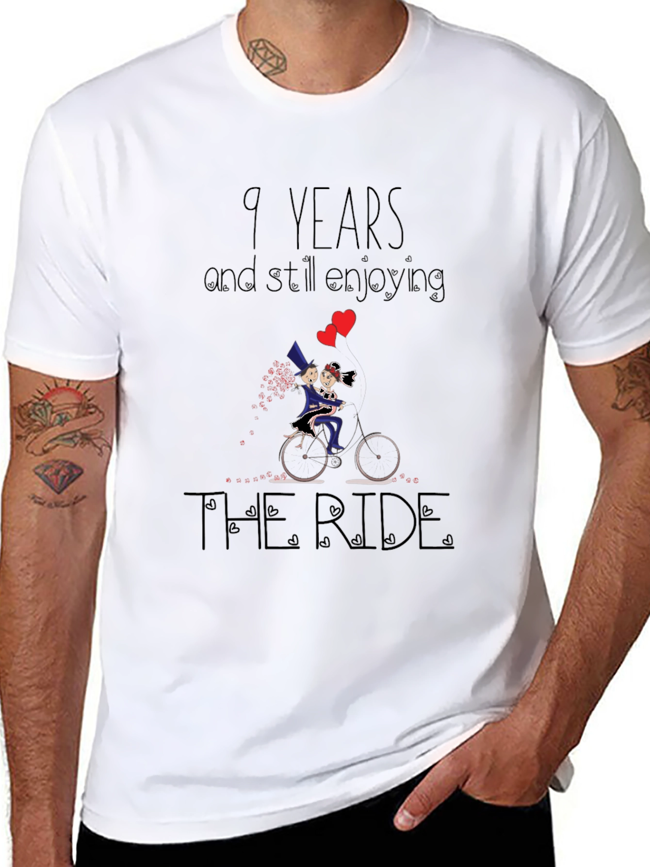 9 Years and Still Enjoying the Ride T-Shirt