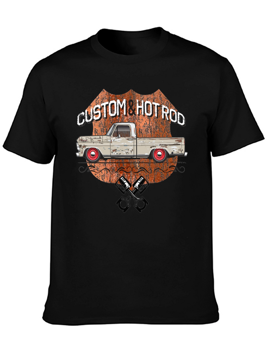 Custom Hot Rod T-Shirt: Vintage Truck Tee