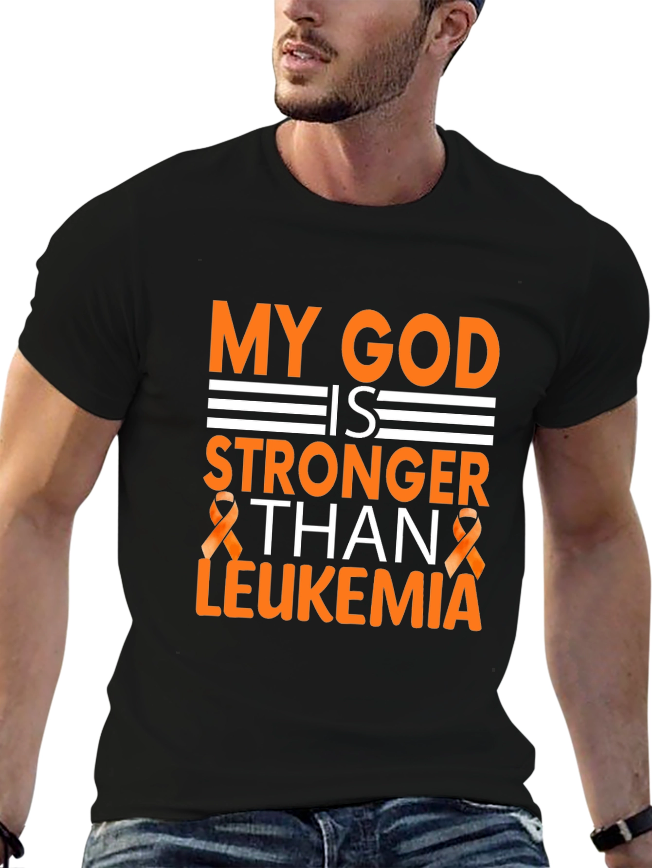 My God is Stronger Than Leukemia T-Shirt