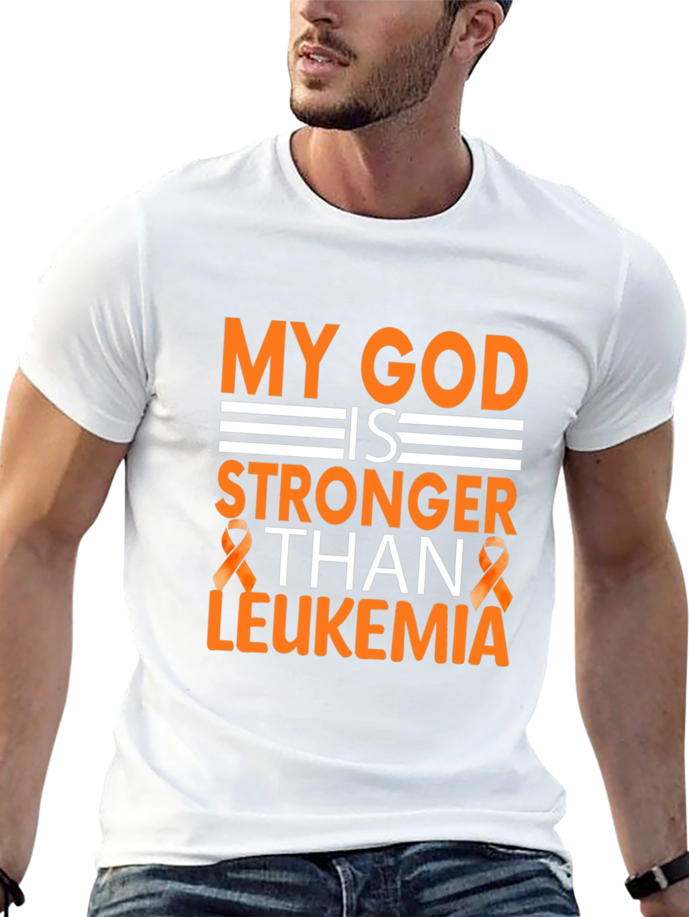 My God is Stronger Than Leukemia T-Shirt
