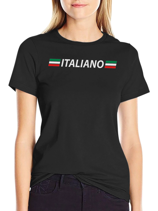 Italiano Graphic Tee - Black Italian Pride T-Shirt
