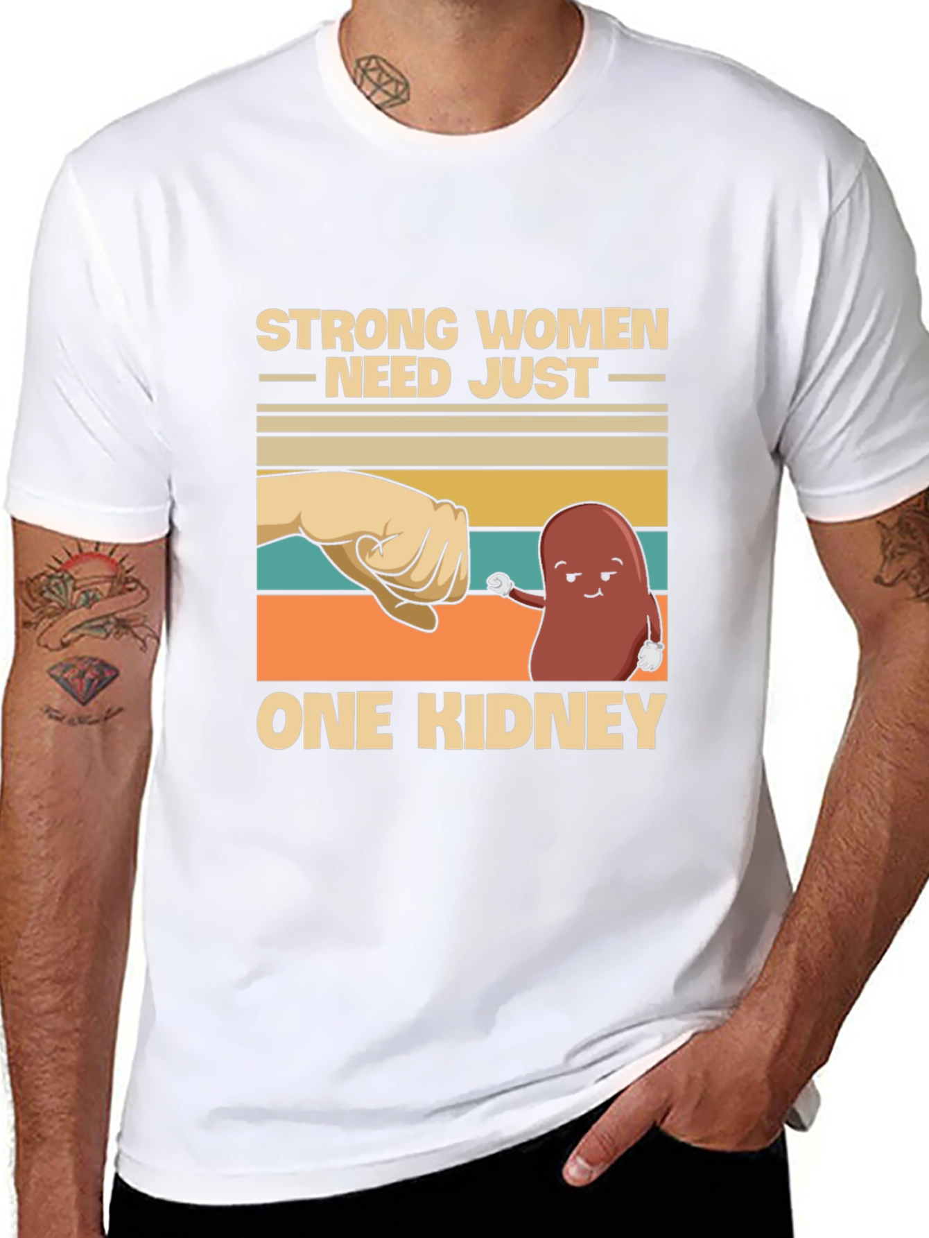 Strong Women One Kidney T-Shirt