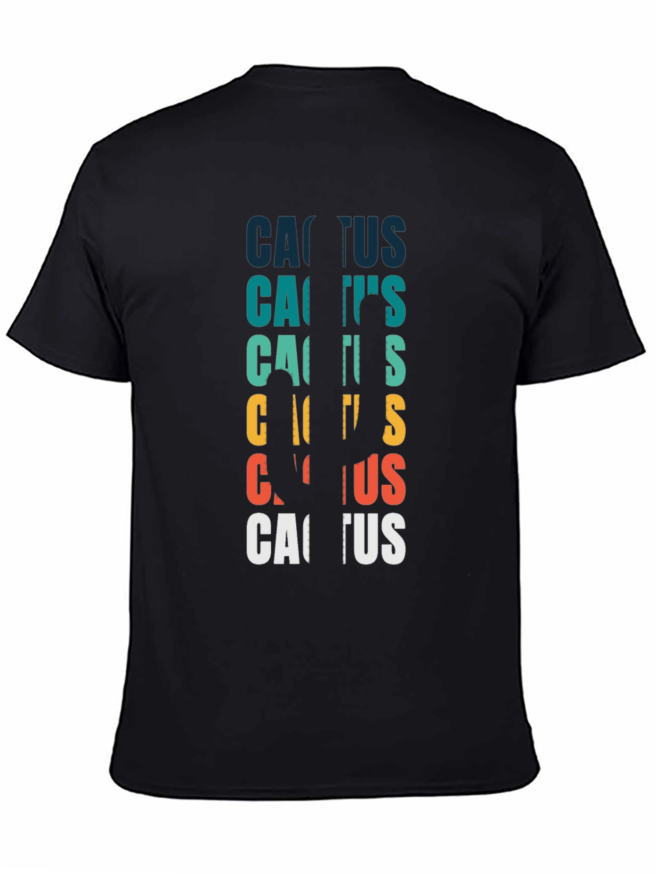 Retro Cactus T-Shirt - Desert Vibes