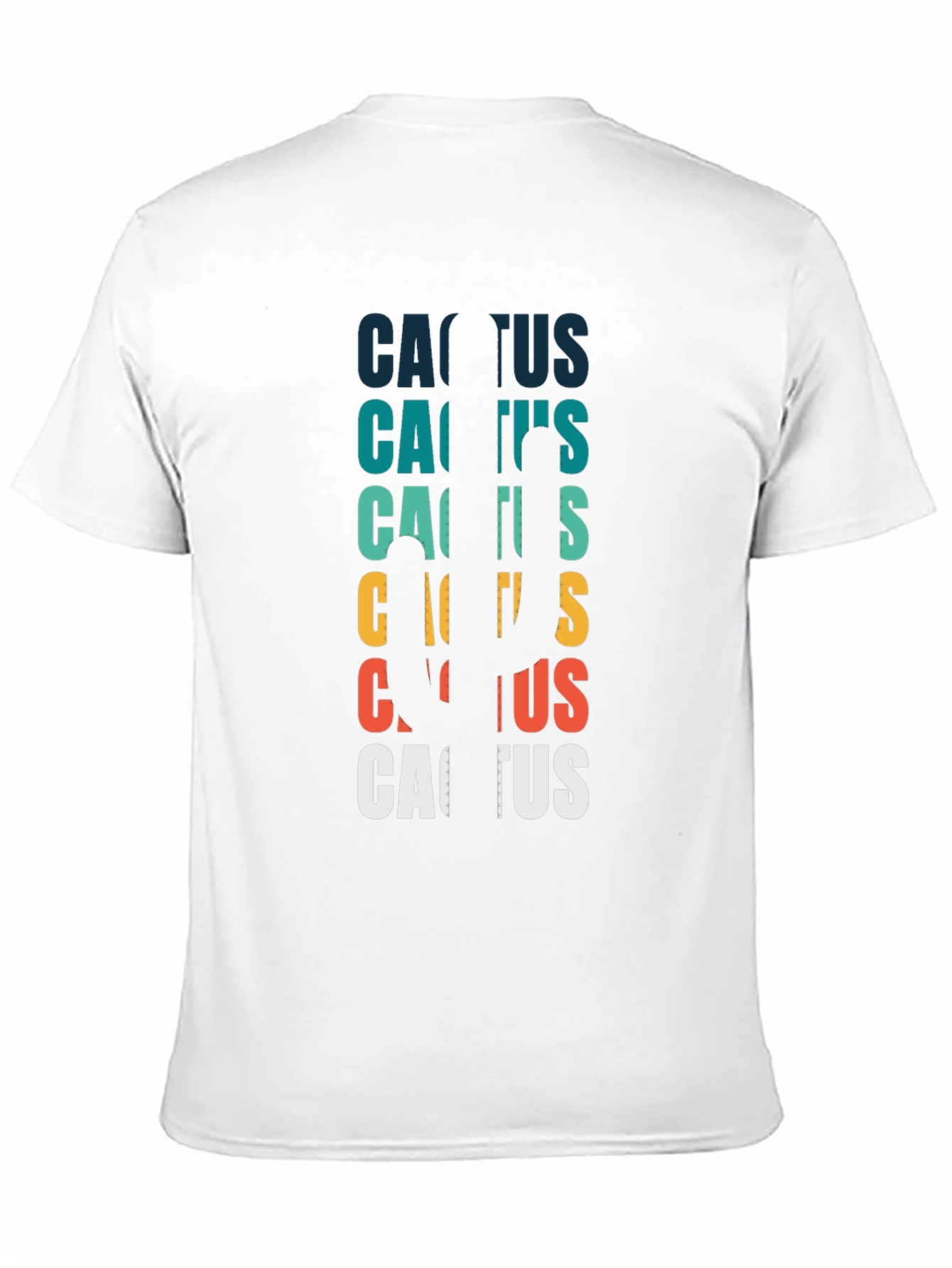 Retro Cactus T-Shirt - Desert Vibes