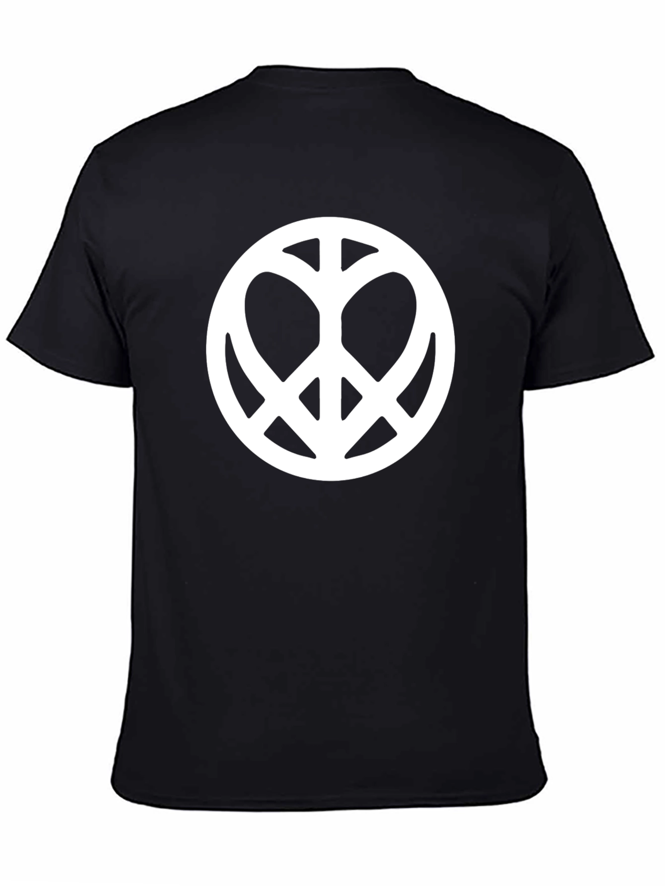 Abstract Peace Symbol T-Shirt - Modern Graphic Tee