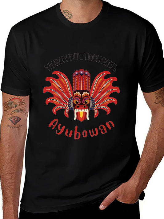 Ayubowan Devil Mask Graphic T-Shirt
