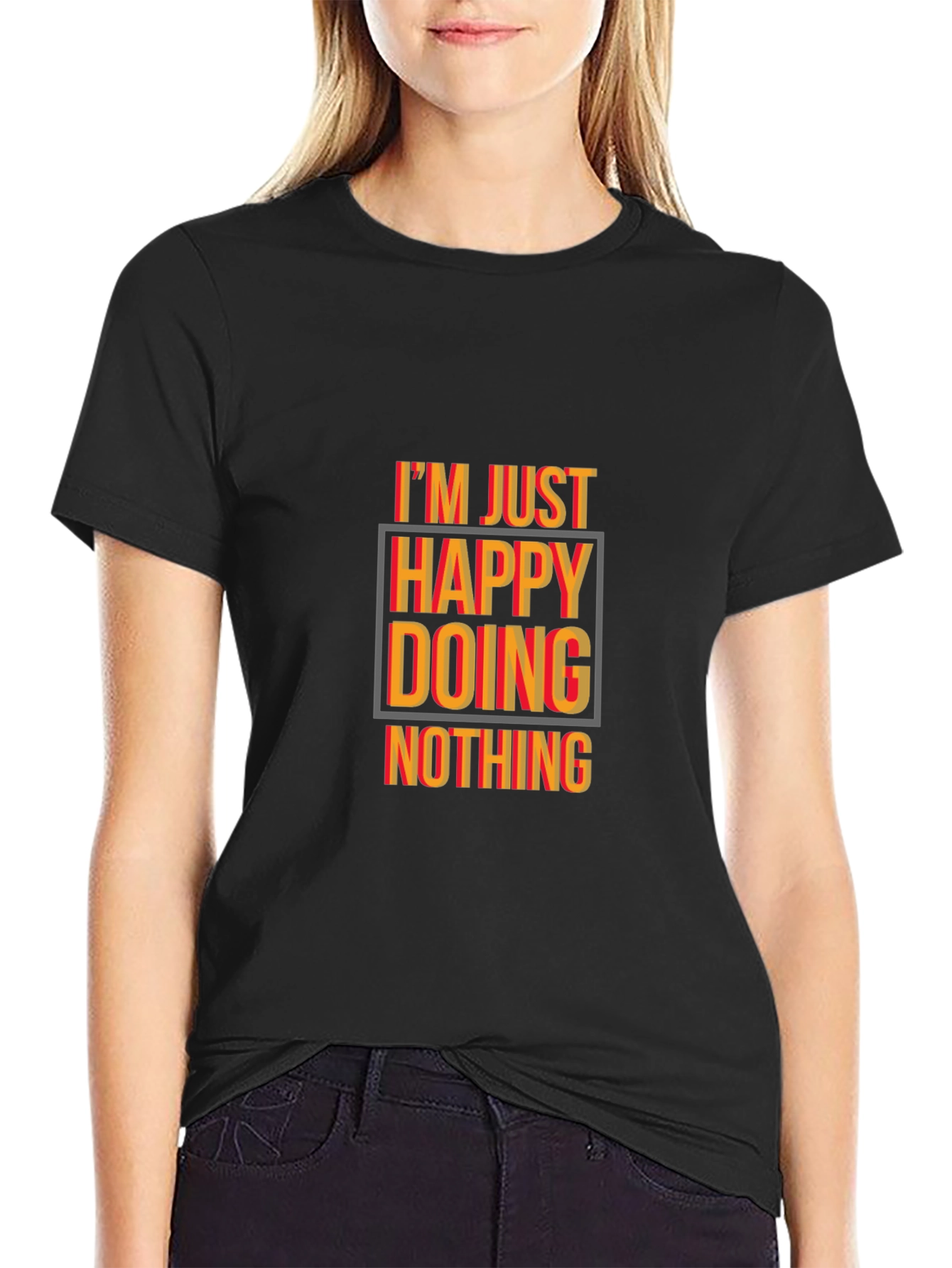 Happy Doing Nothing Graphic Tee