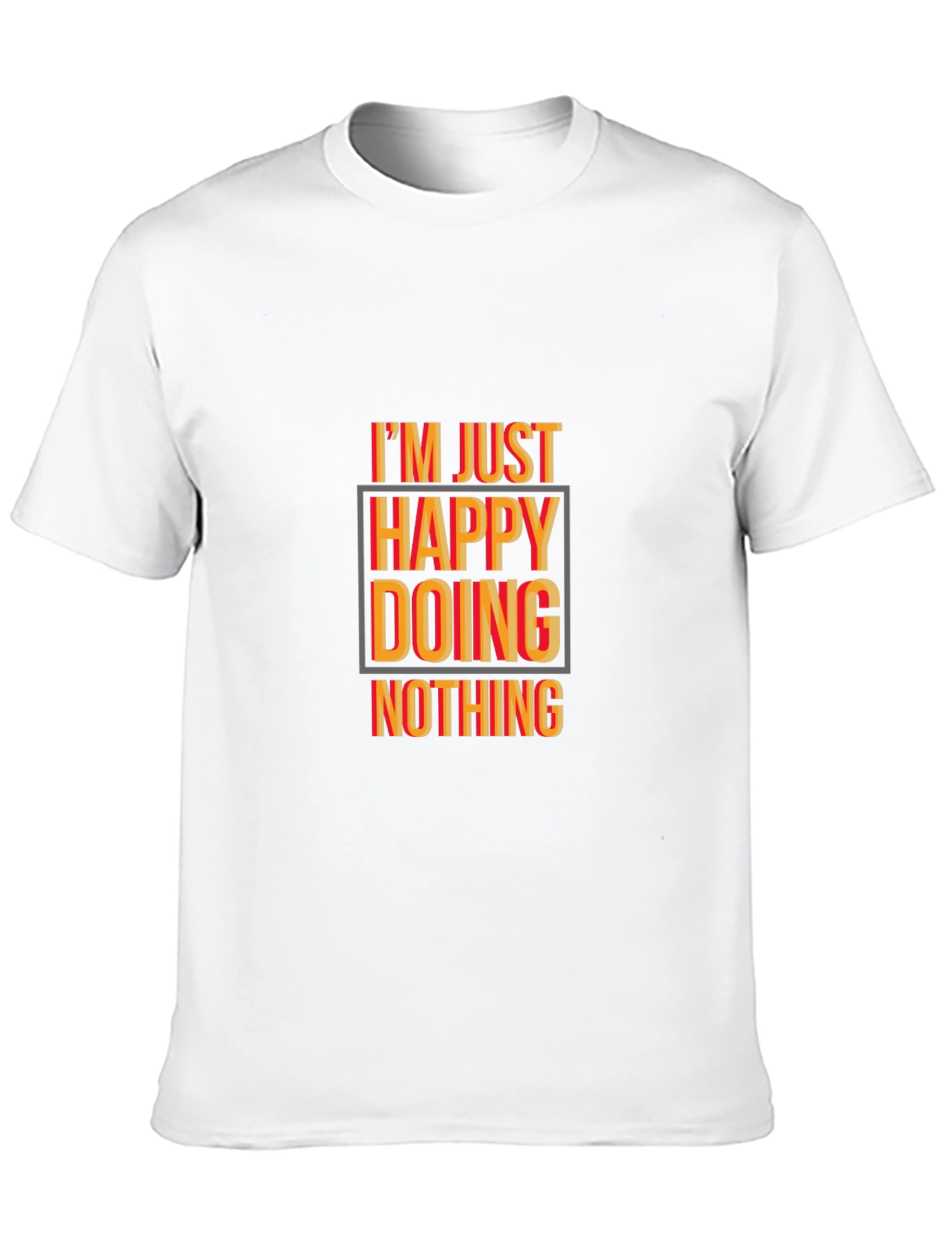 Happy Doing Nothing Graphic Tee