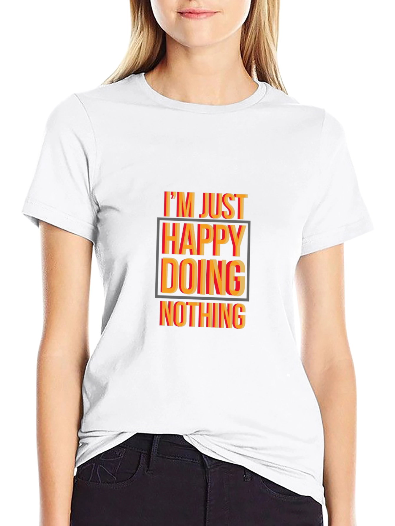 Happy Doing Nothing Graphic Tee