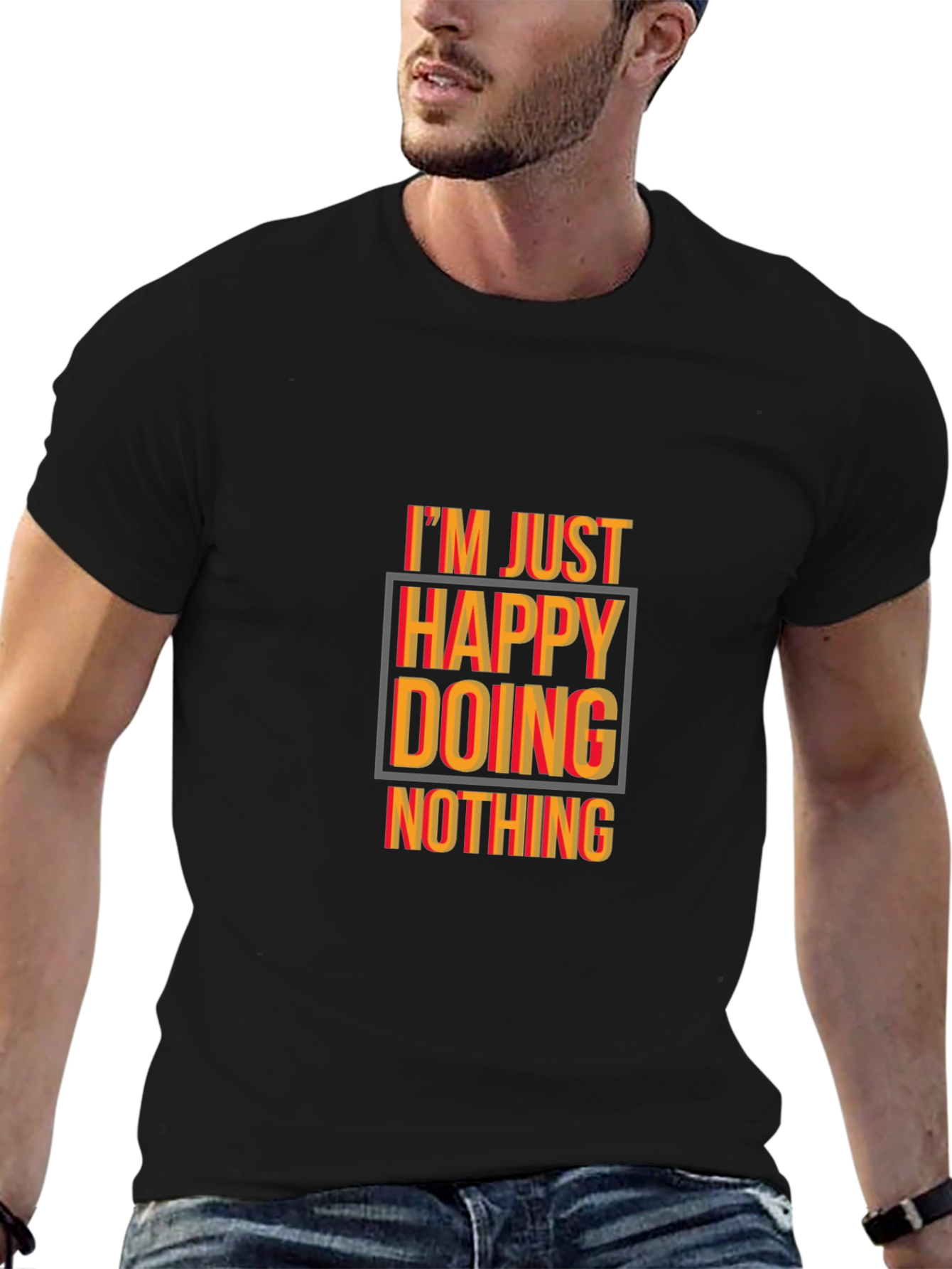 Happy Doing Nothing Graphic Tee