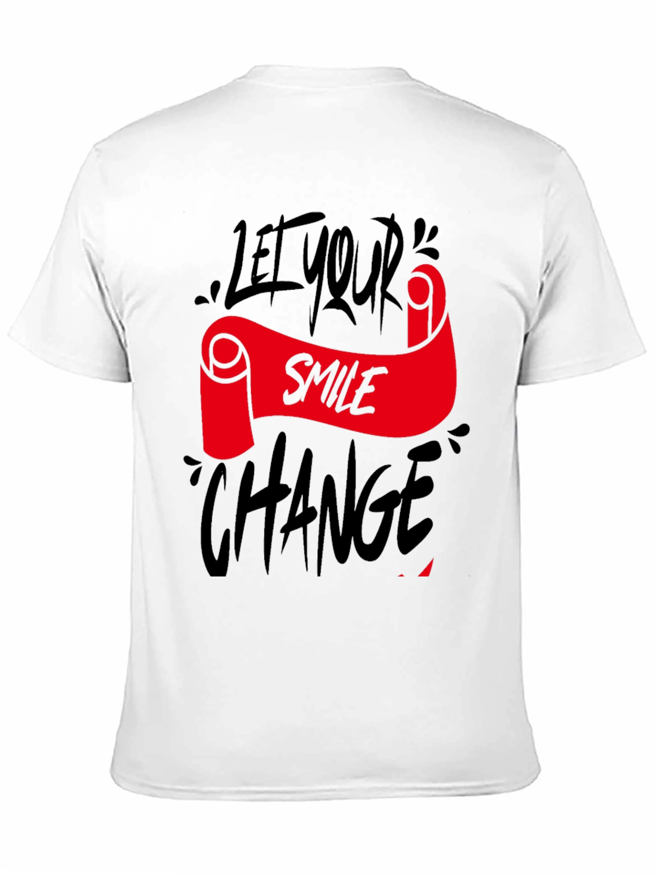 Let Your Smile Change the World Black Tee
