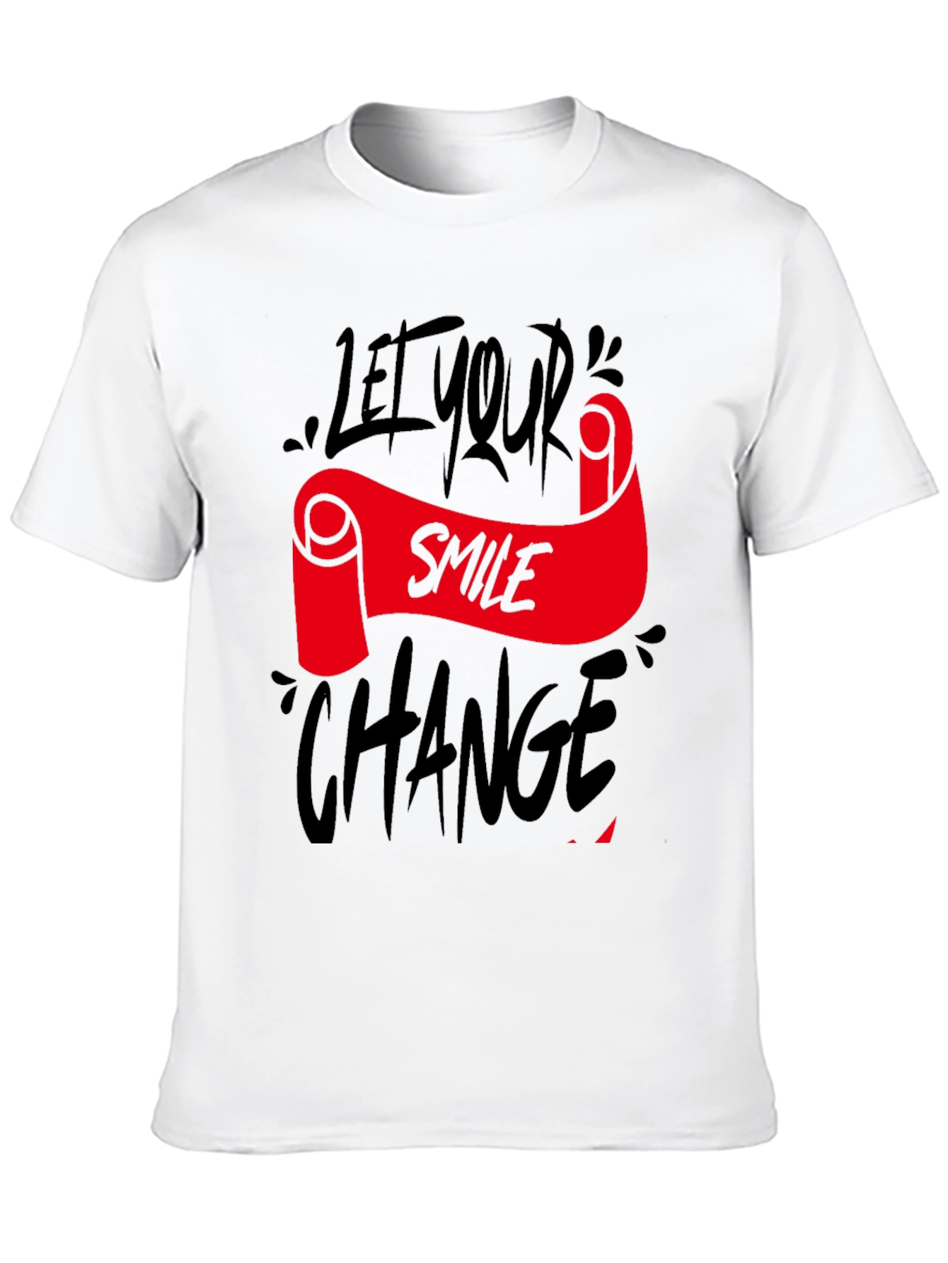 Let Your Smile Change the World Black Tee