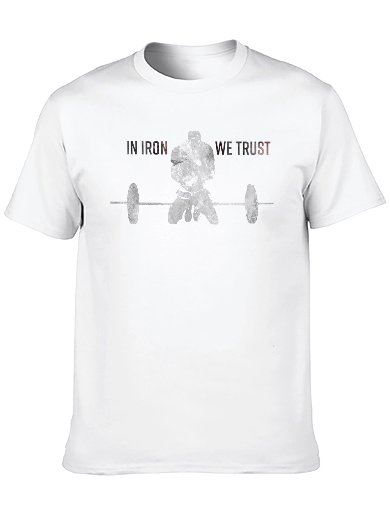 In Iron We Trust Graphic Tee - Black