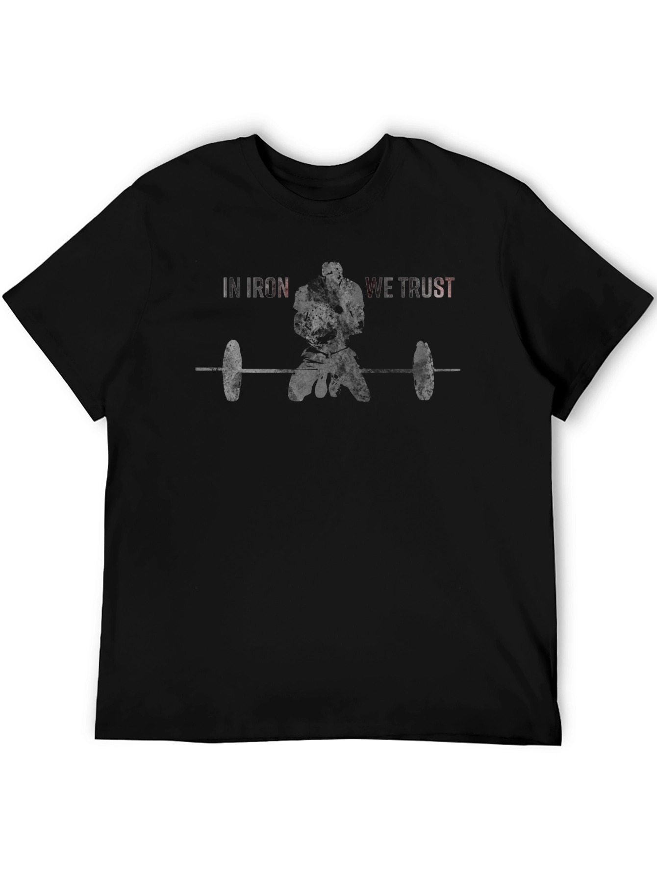 In Iron We Trust Graphic Tee - Black