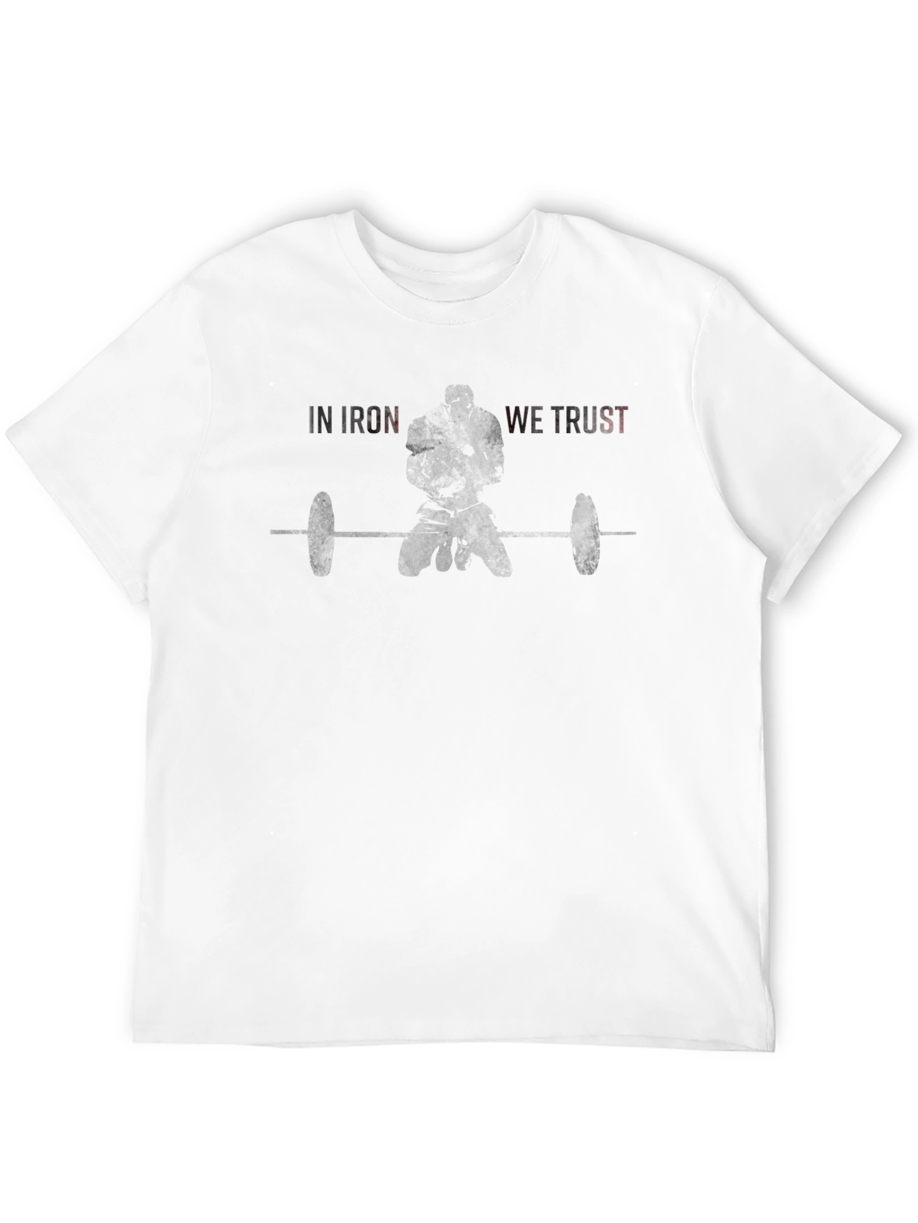 In Iron We Trust Graphic Tee - Black