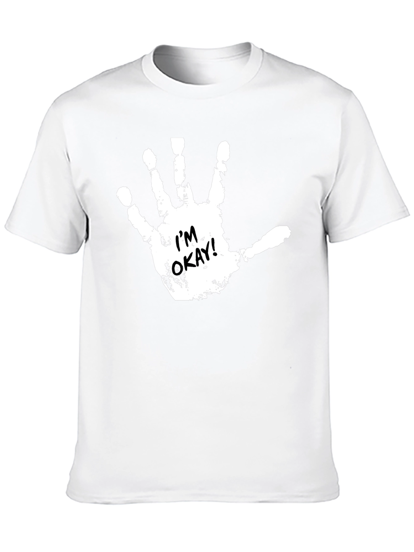 Im Okay Handprint T-Shirt - Adult Humor Tee