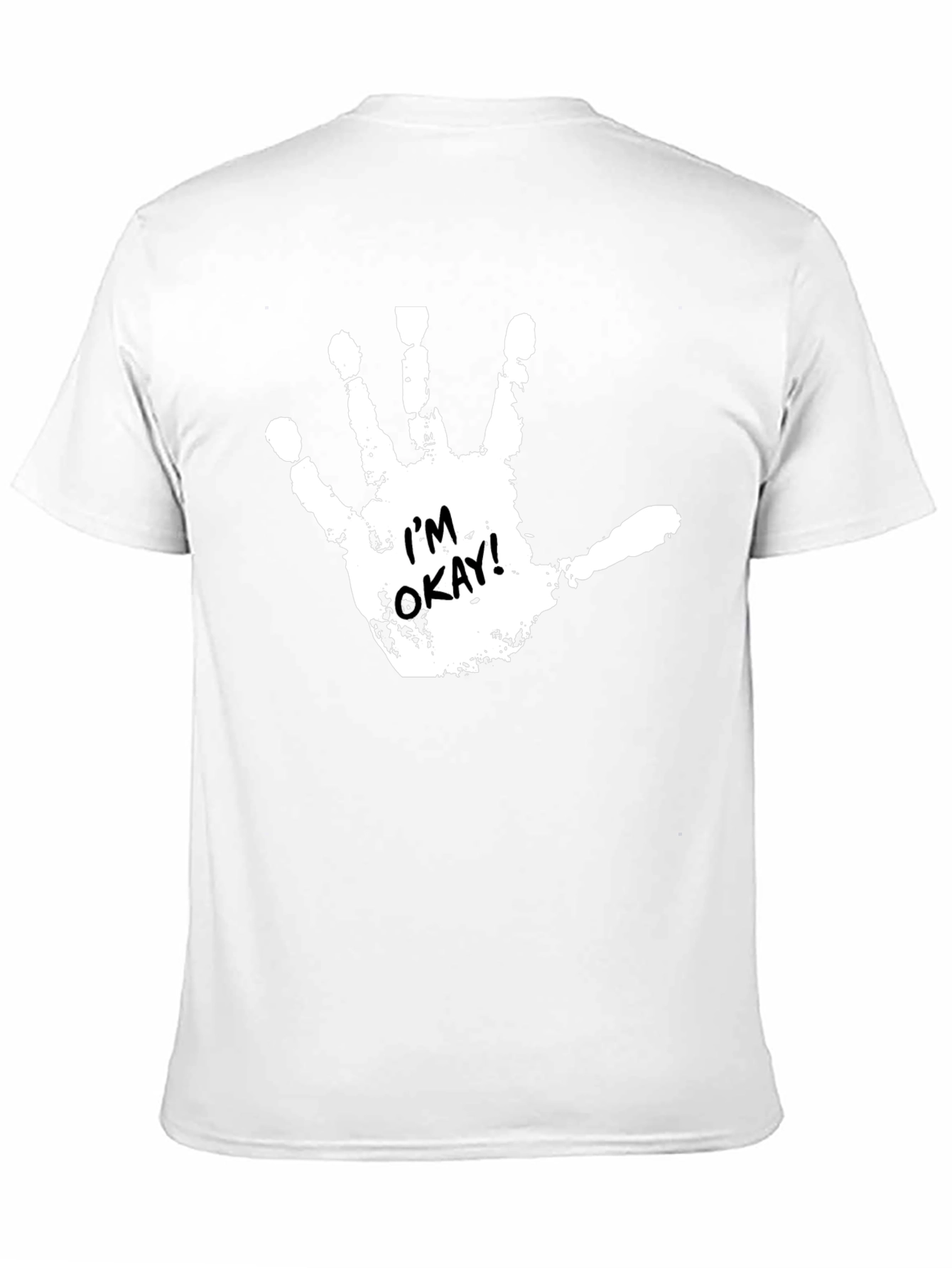 Im Okay Handprint T-Shirt - Adult Humor Tee