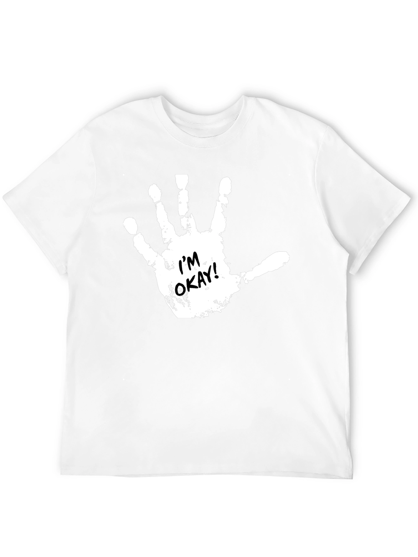 Im Okay Handprint T-Shirt - Adult Humor Tee