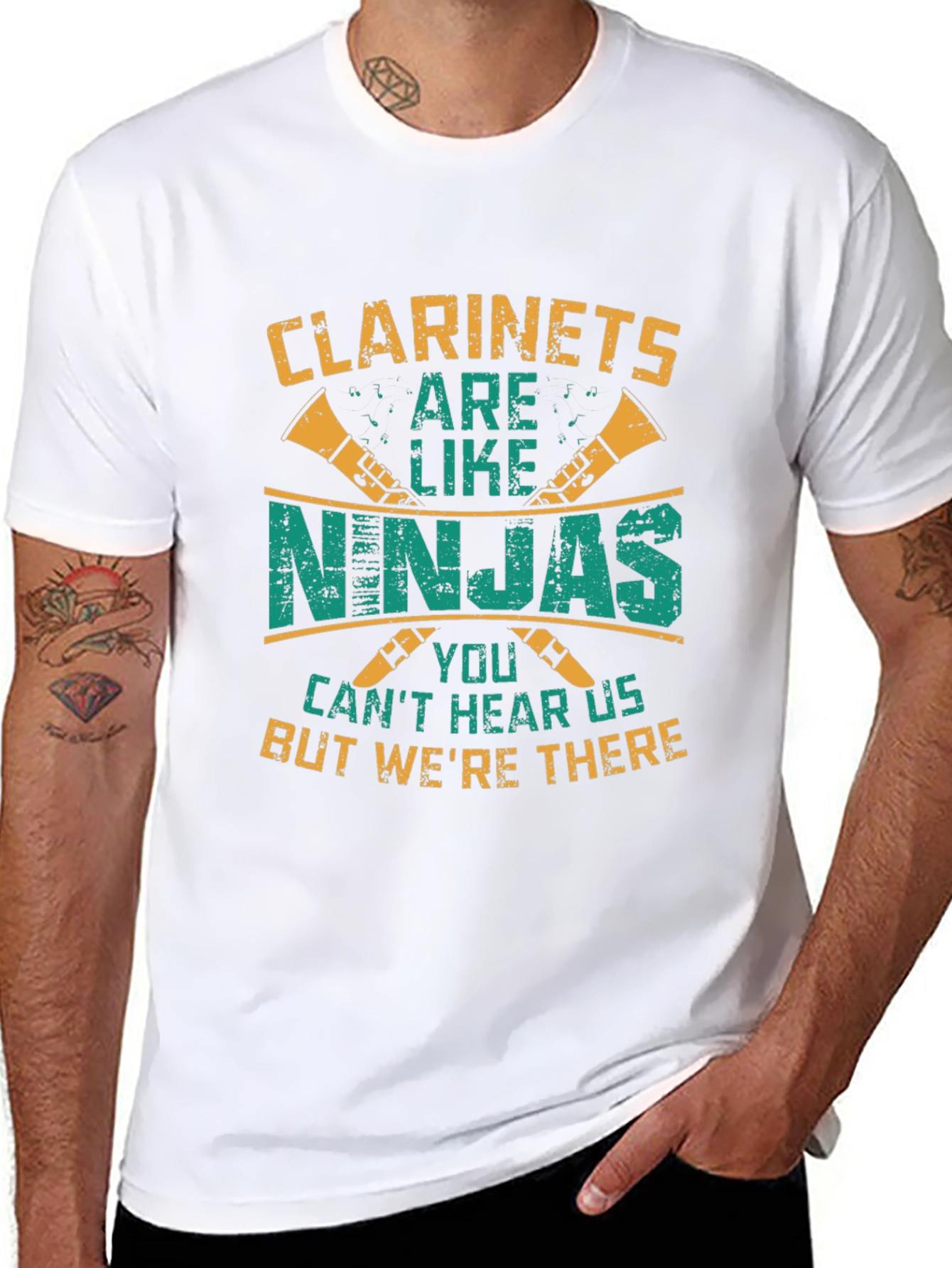 Clarinets Are Like Ninjas Graphic T-Shirt