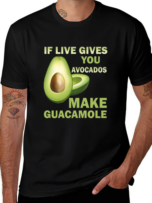 Avocado Guacamole Graphic Tee - Funny Foodie T-Shirt