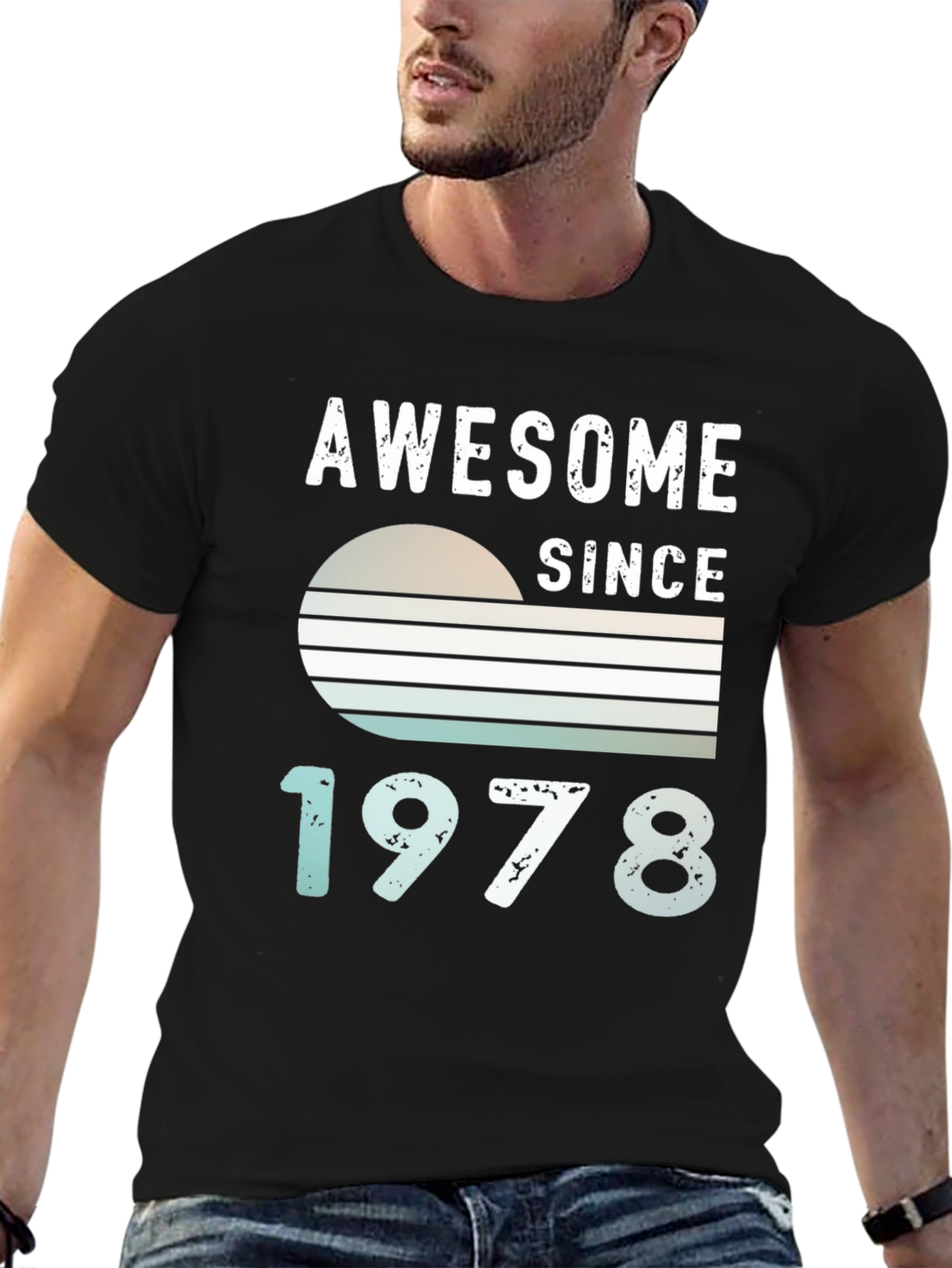 Awesome Since 1978 Graphic Tee - Birthday Gift