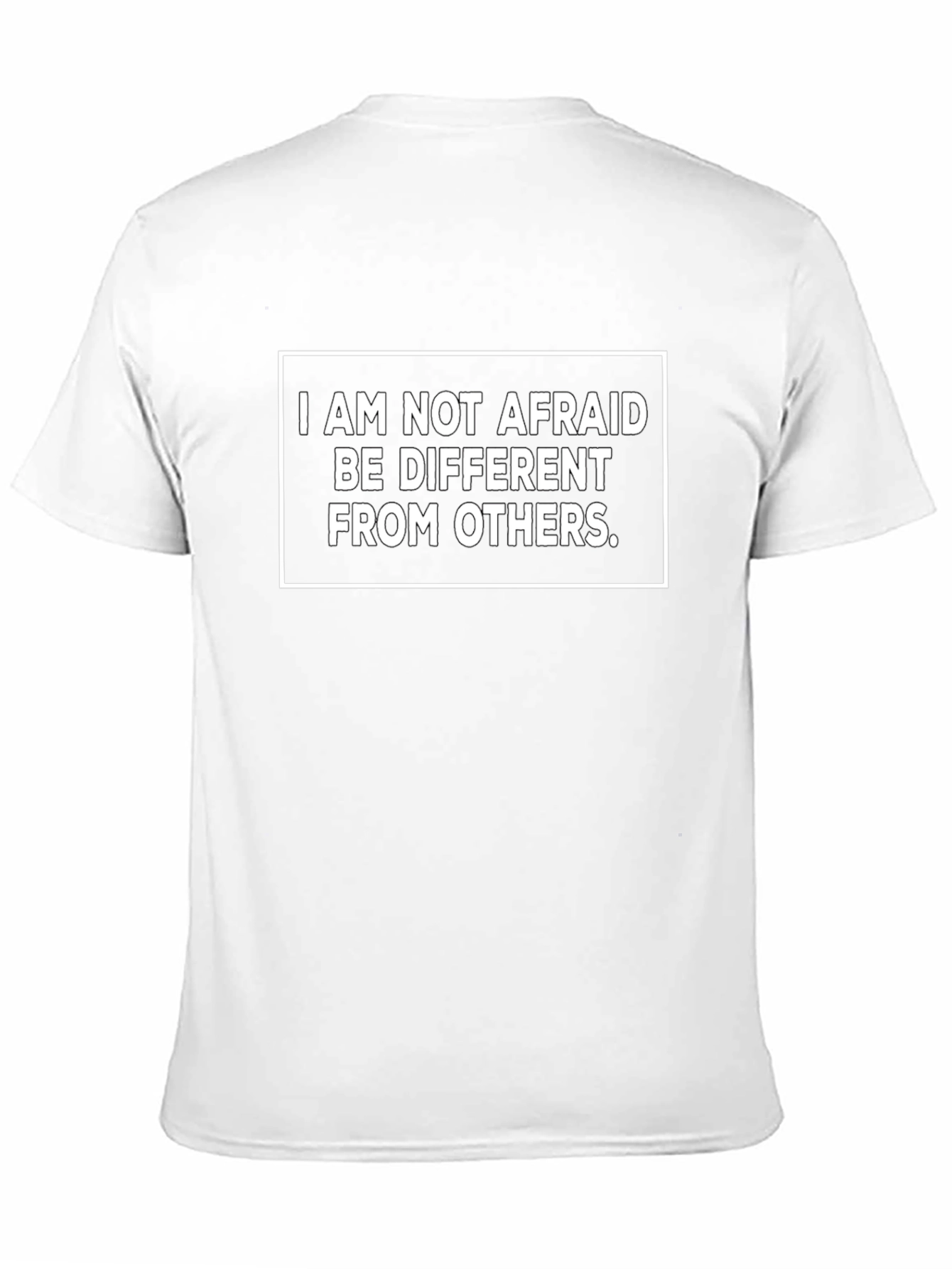 Be Different Graphic Tee - Bold Statement Shirt