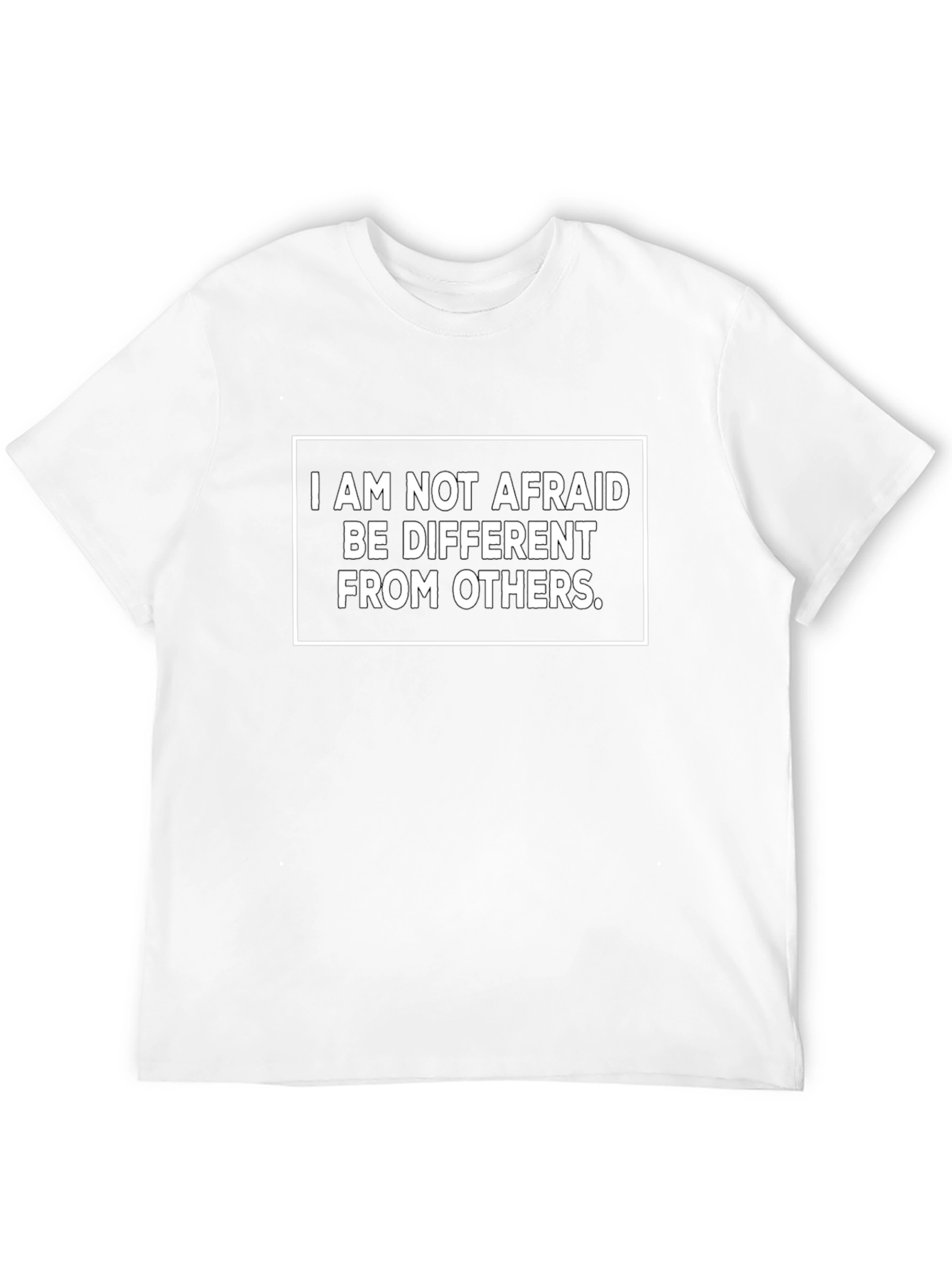 Be Different Graphic Tee - Bold Statement Shirt