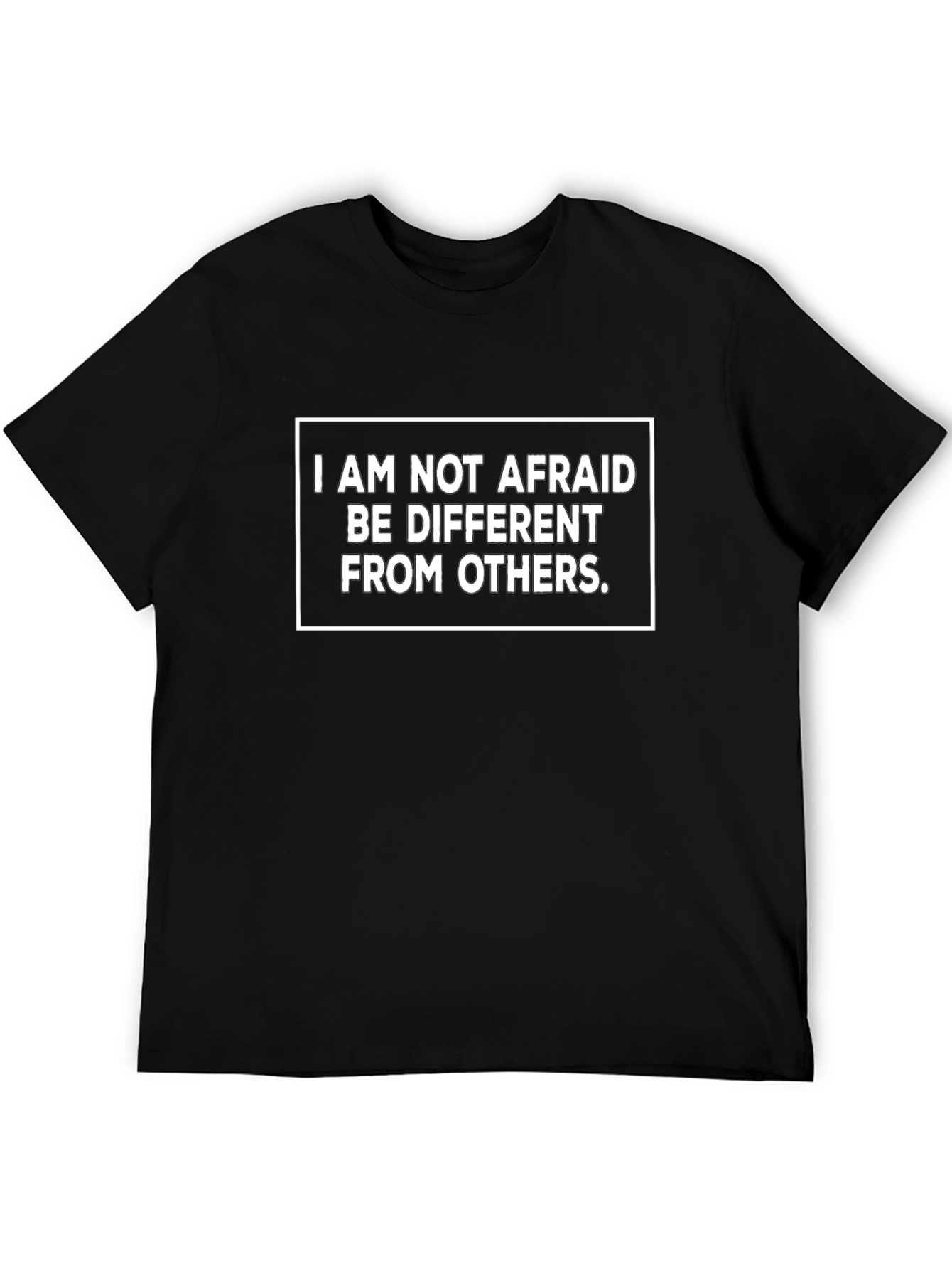 Be Different Graphic Tee - Bold Statement Shirt