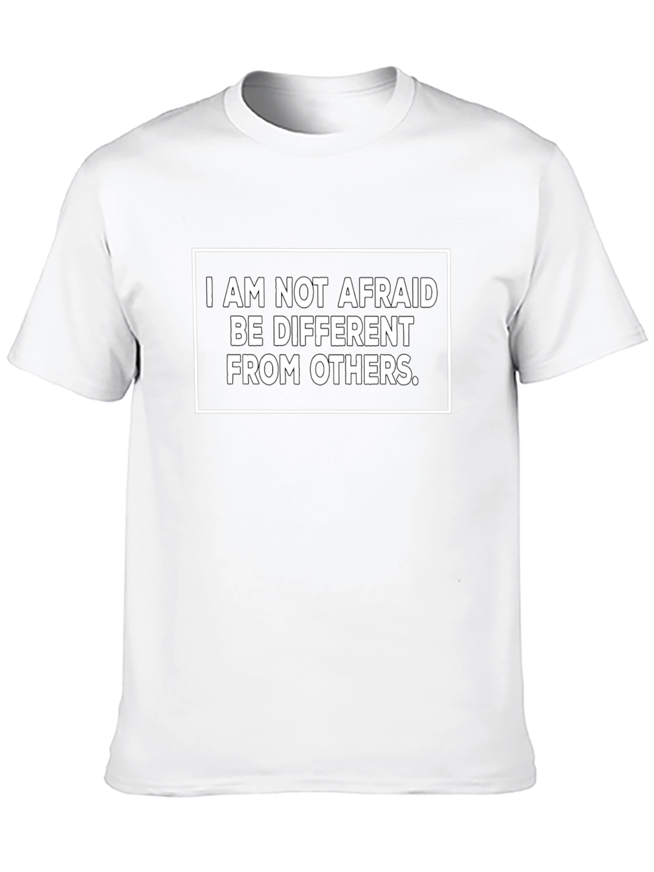 Be Different Graphic Tee - Bold Statement Shirt