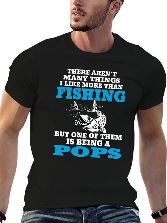 Fishing Pops T-Shirt - Dad Gift