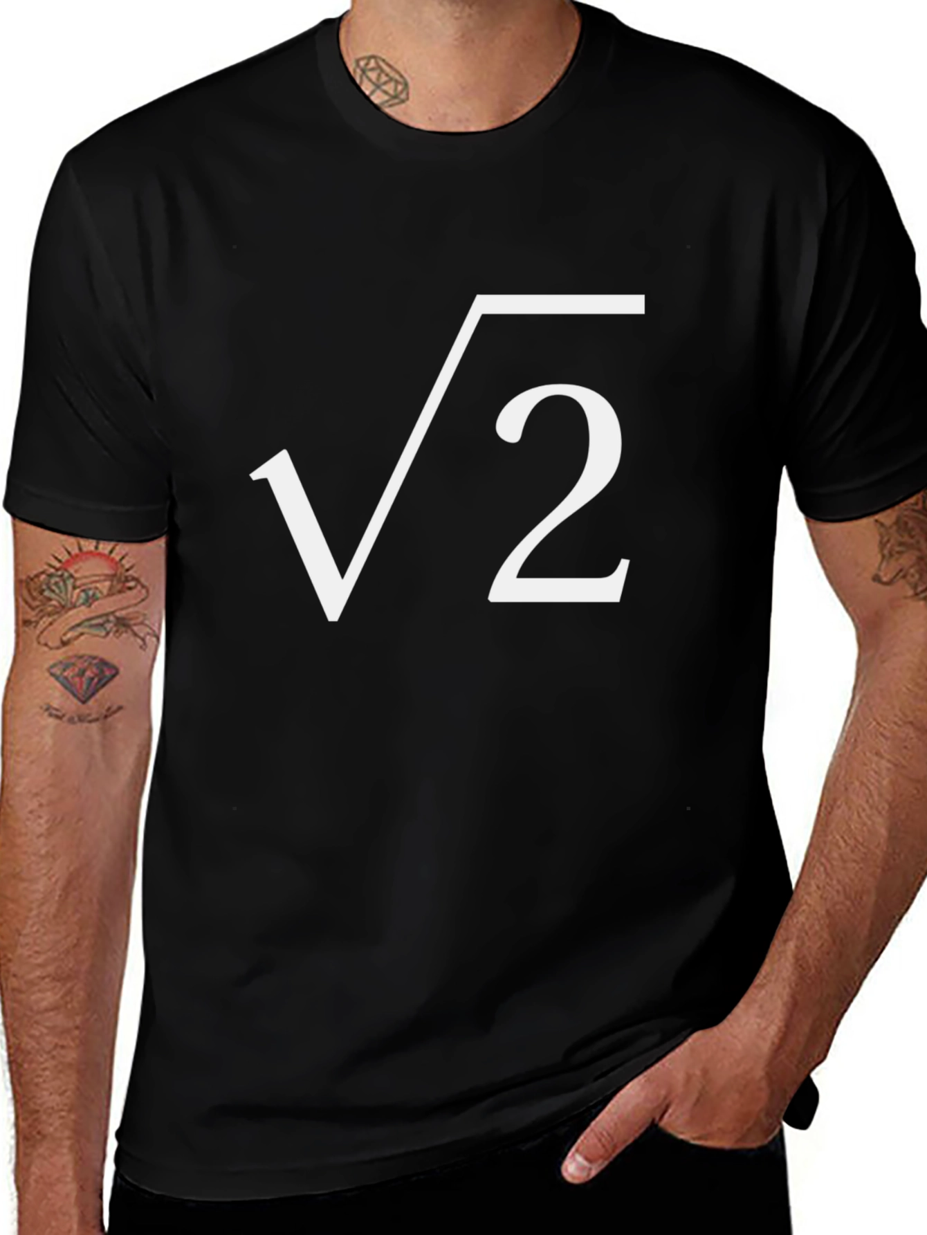 Square Root of 2 T-Shirt - Irrational Number Design