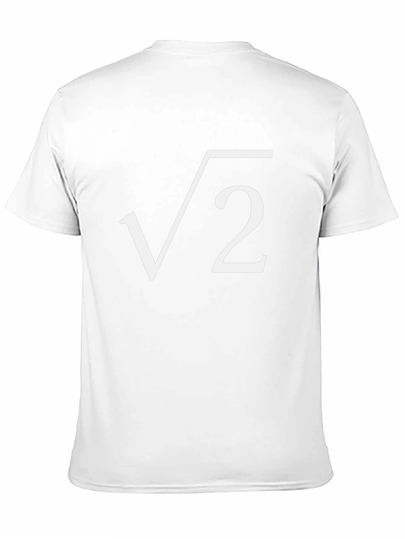 Square Root of 2 T-Shirt - Irrational Number Design