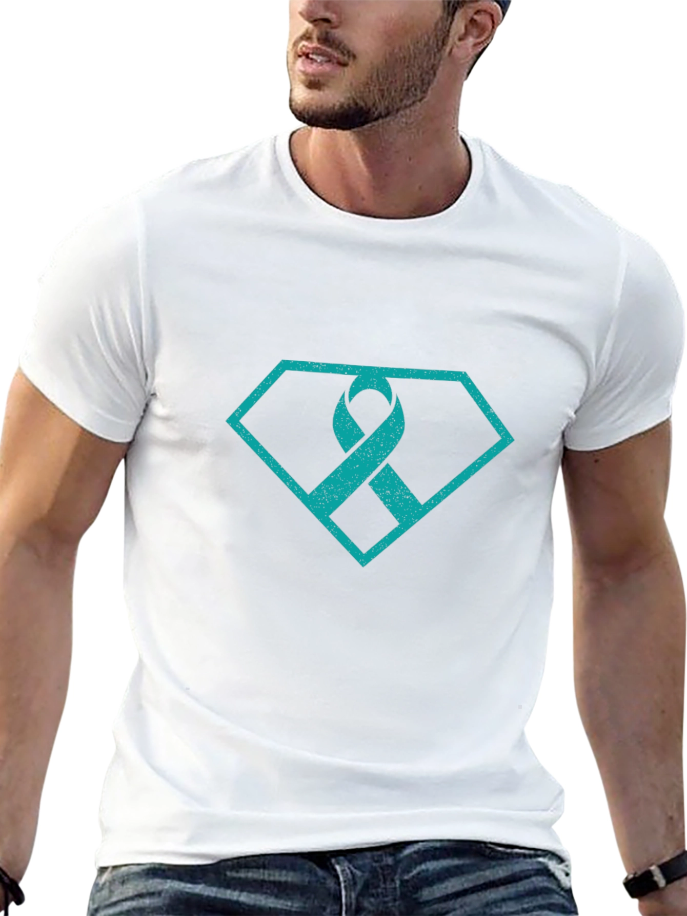 Teal Ribbon Diamond T-Shirt