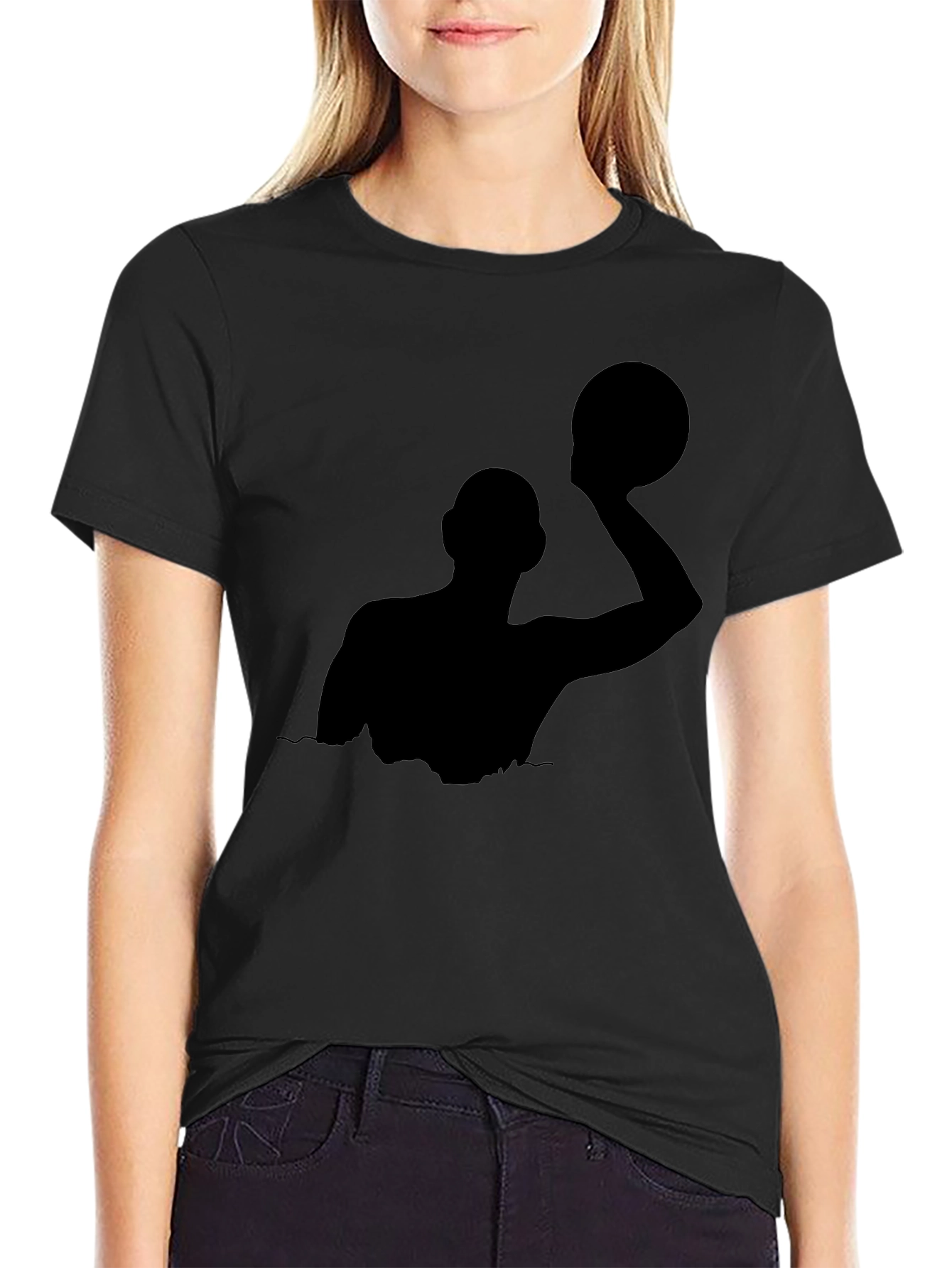 Water Polo Player Silhouette T-Shirt