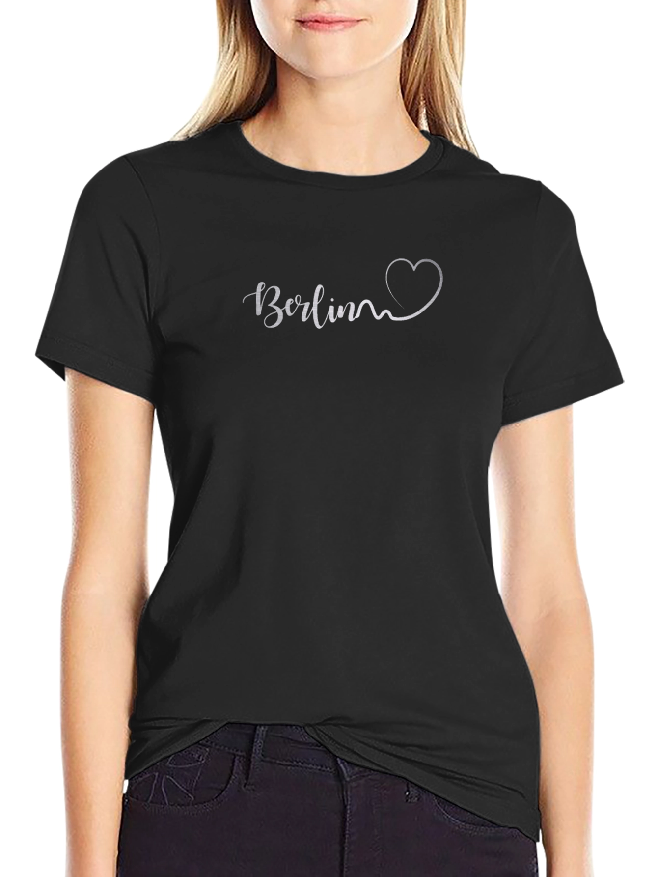 Berlin Heartbeat Black T-Shirt