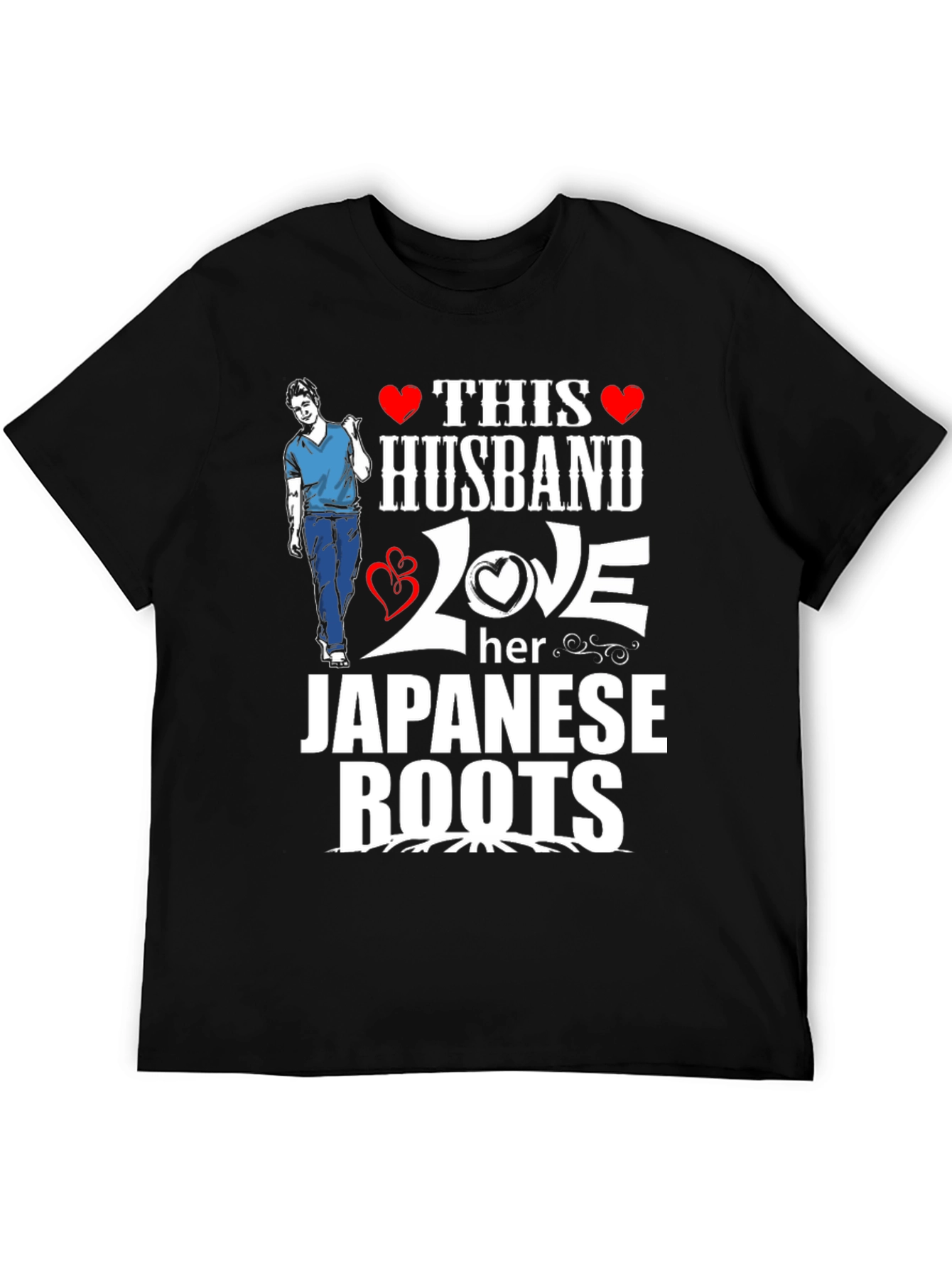 Husband Loves Japanese Roots Graphic Tee